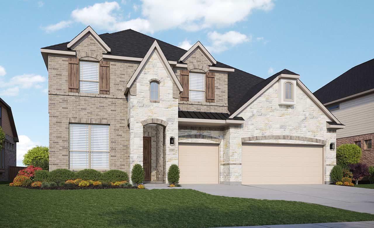 Modern Single-Family Home Design in Residential Architecture:Elevation G