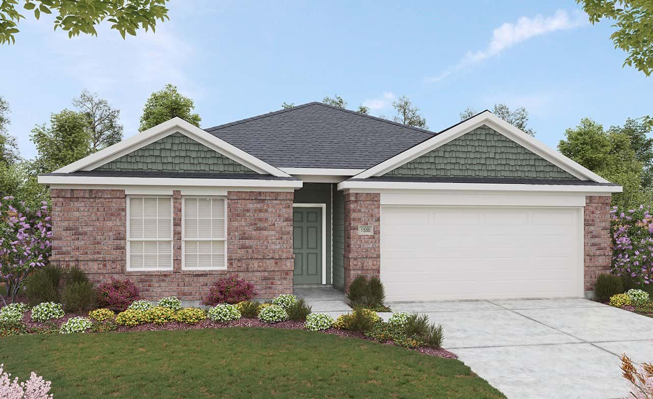 Modern Single-Family Home Design in Residential Architecture Render:Elevation C