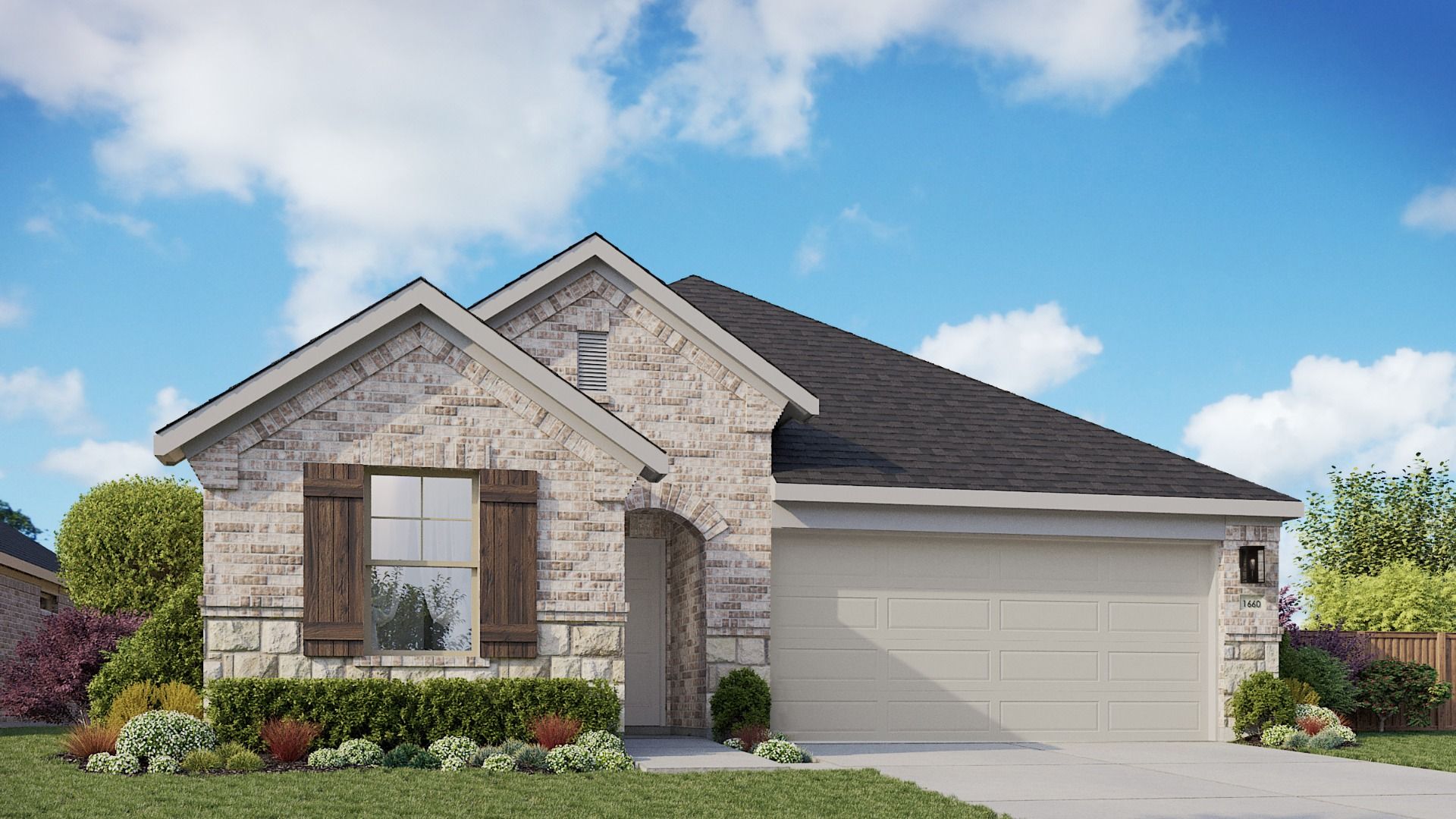 1660_P FINAL.jpg:Selected Elevation (P) for 849 Saltbush Street