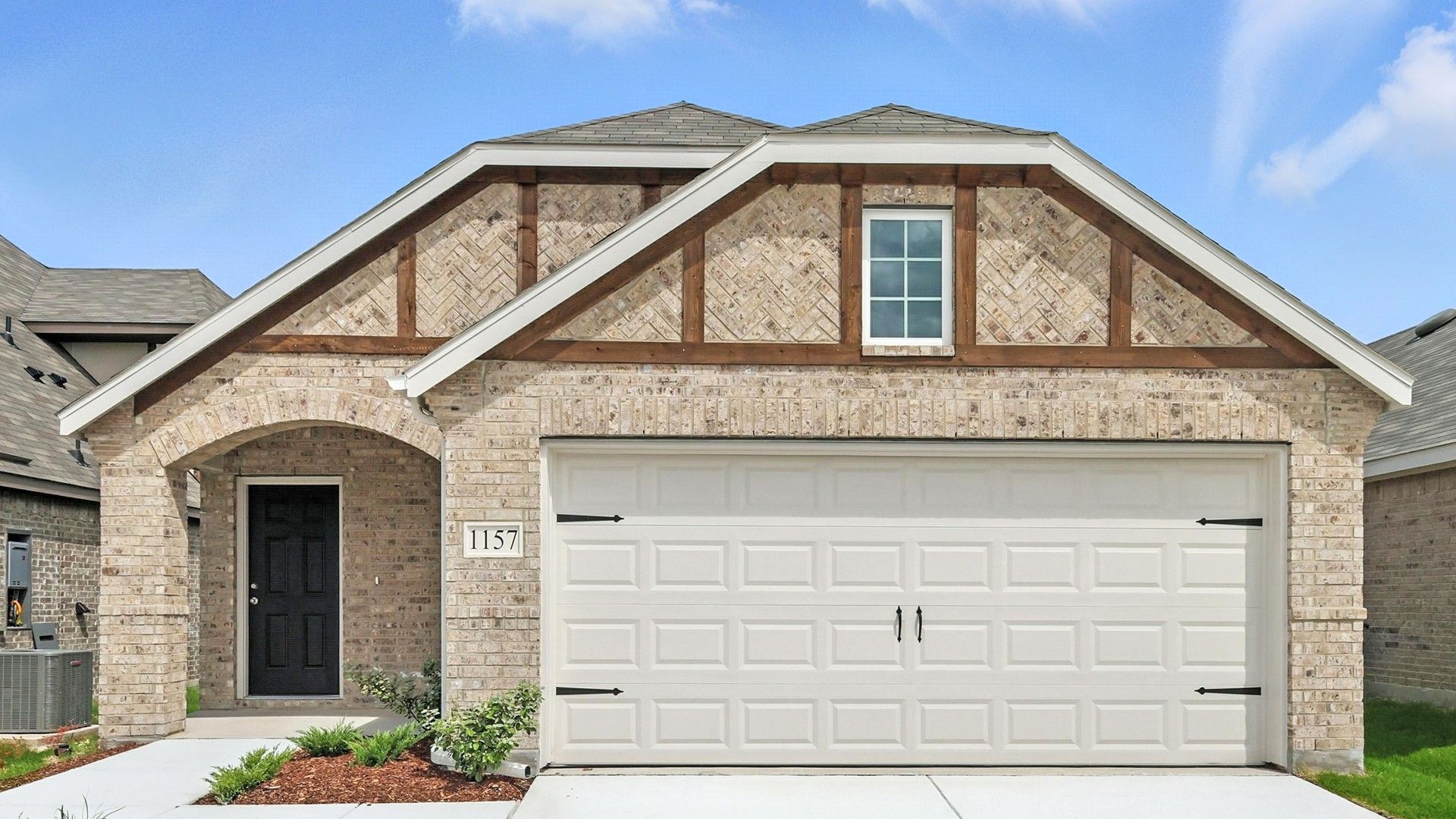 Charming Brick Home with Timber Details in Walden Pond:Elegant Walden Pond residence with exquisite brickwork, timber accents, and an expansive two-car garage.