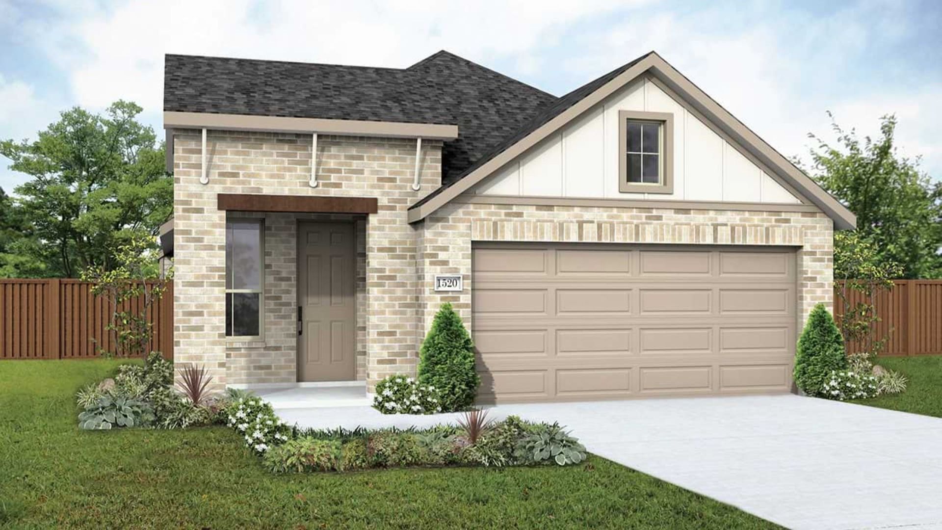 Contemporary Residential Architecture: Single-Family Home Design:Elevation H