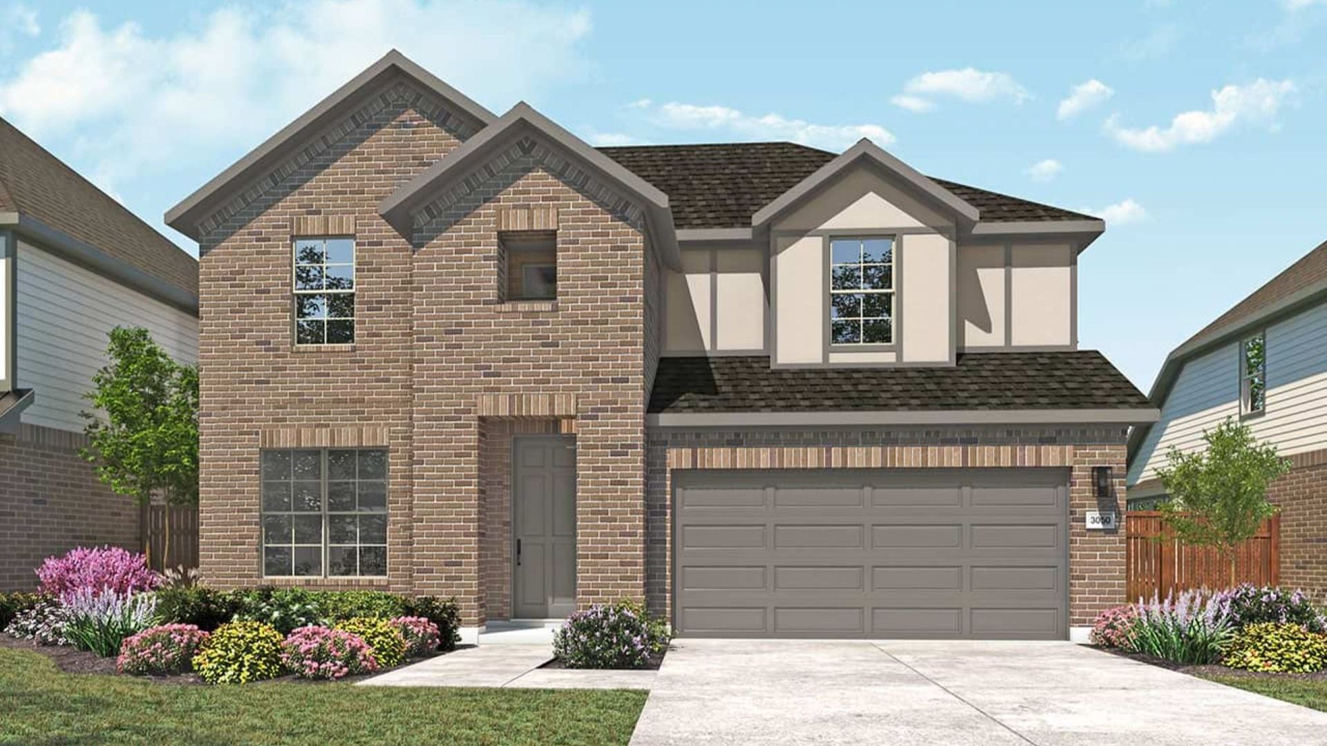 Modern Single-Family Home Design and Architecture:Elevation L