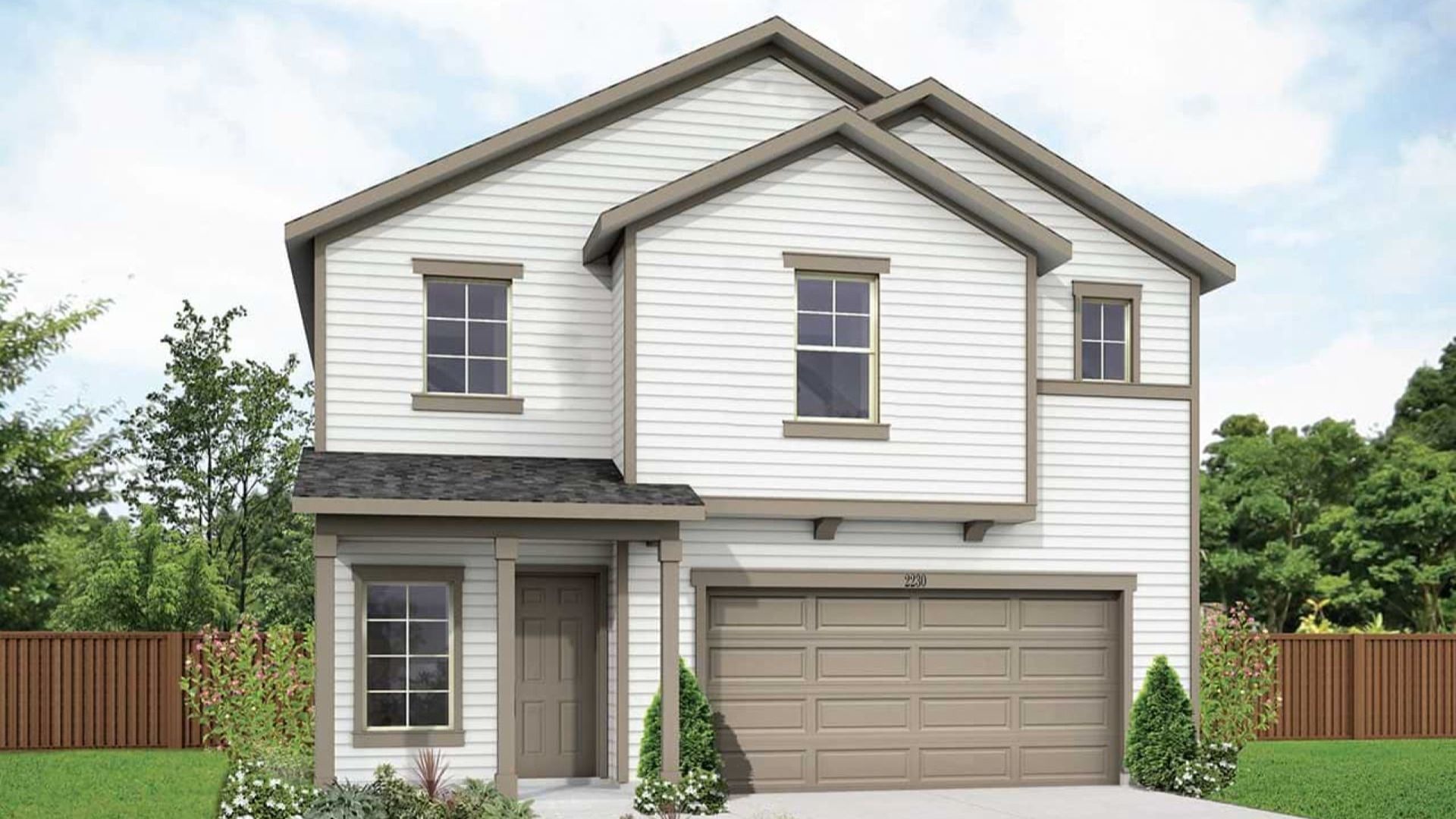 Modern Single-Family Home Design: Residential Architecture Highlight:Elevation A