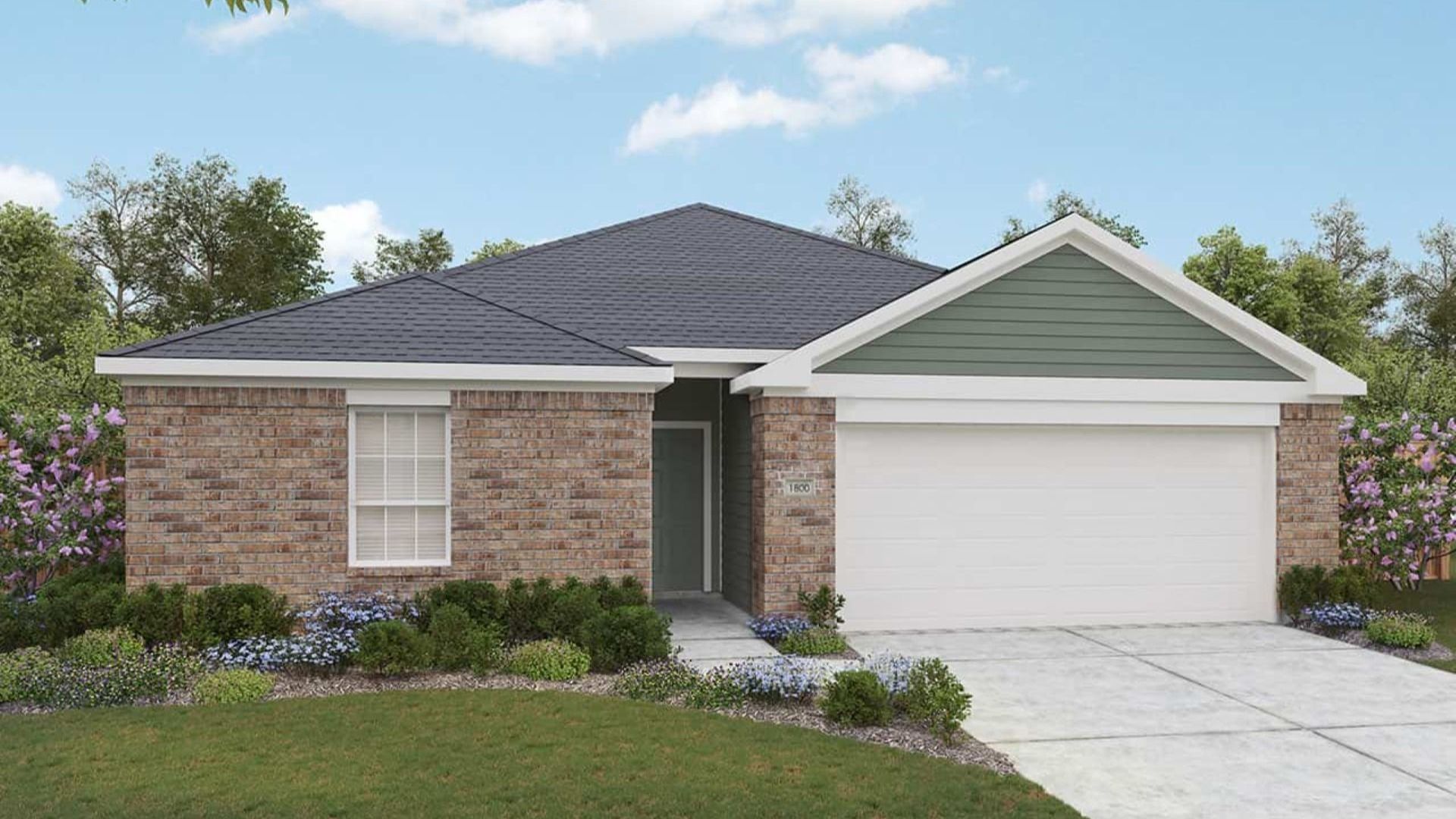 Modern Single-Family Home Design in Residential Architecture:Elevation A