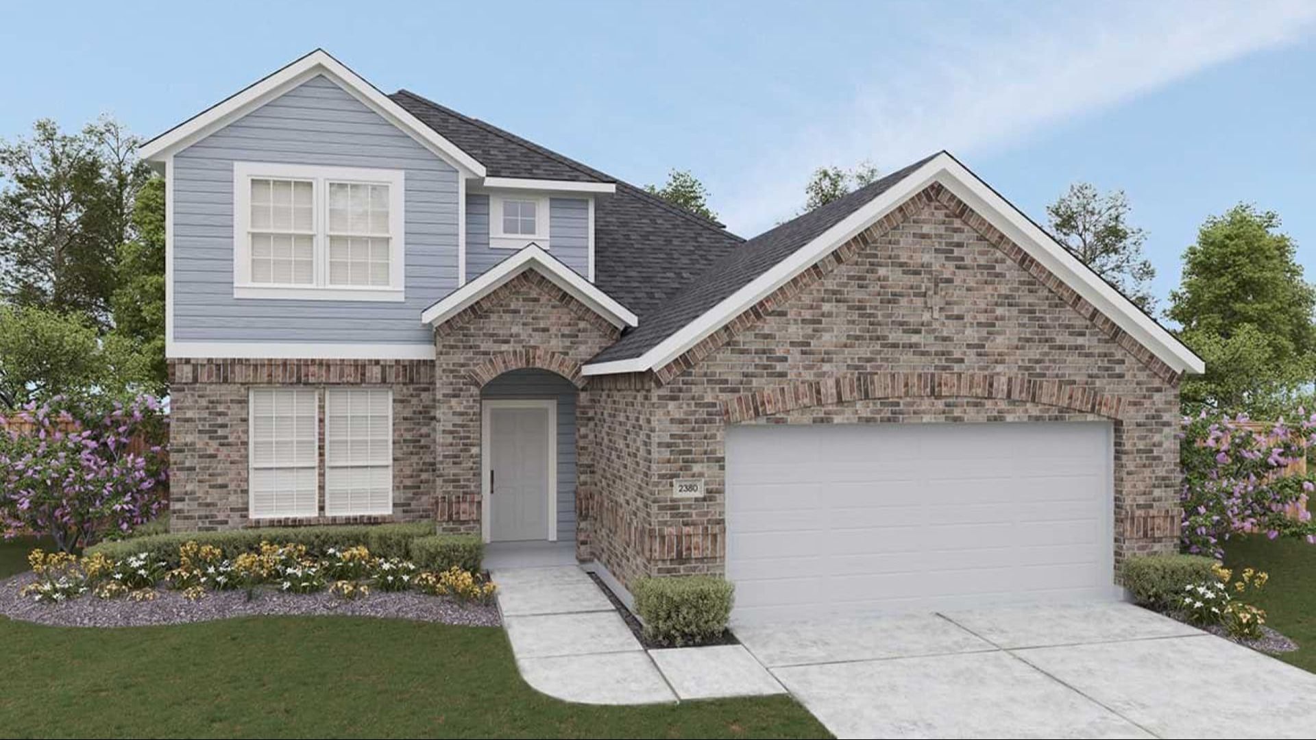 Modern single-family home design and architecture showcase.:Elevation M