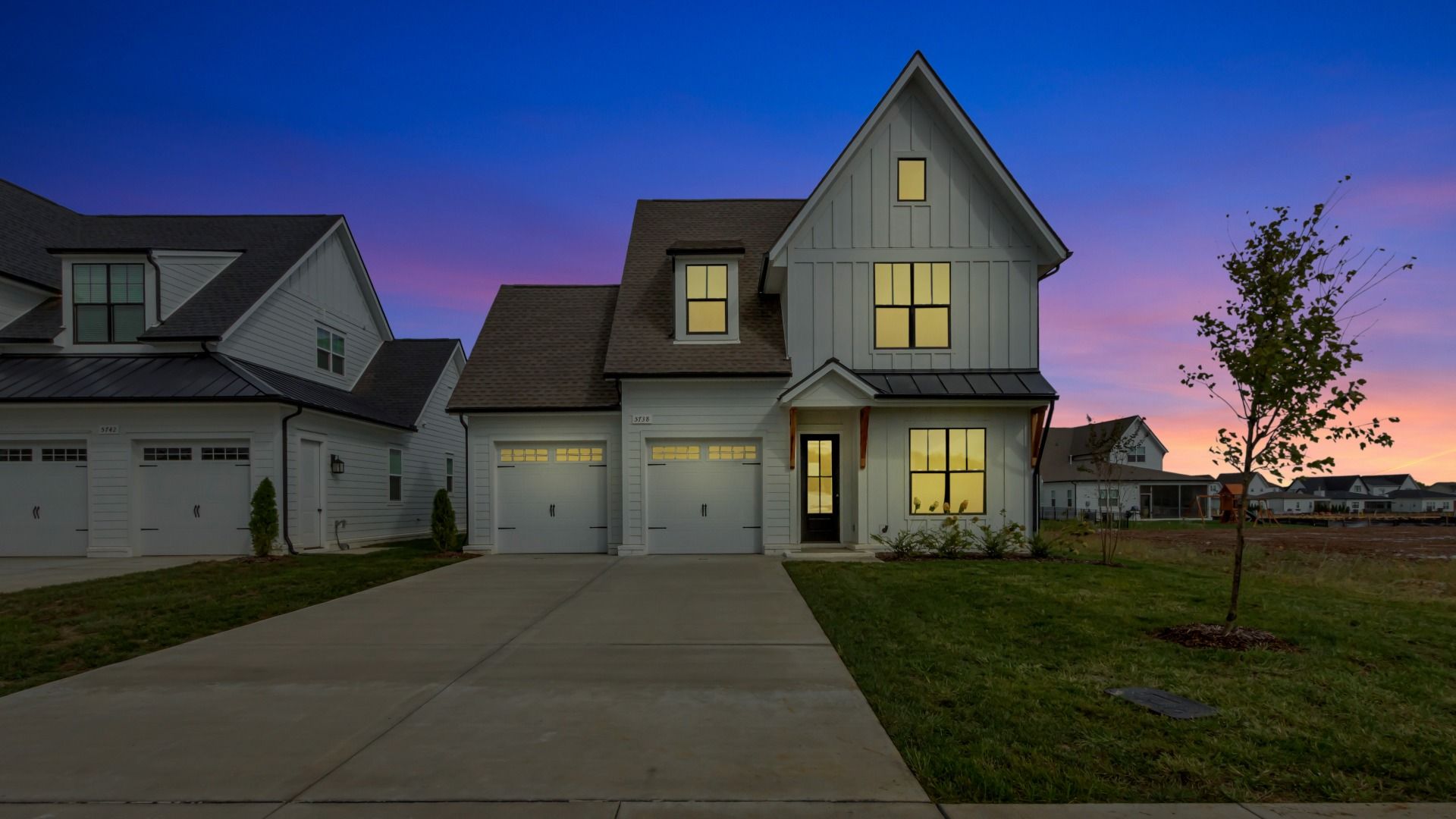 Front Elevation Night