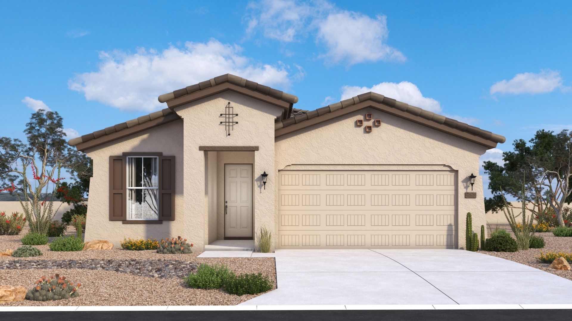 Acacia Elevation A - Spanish Colonial