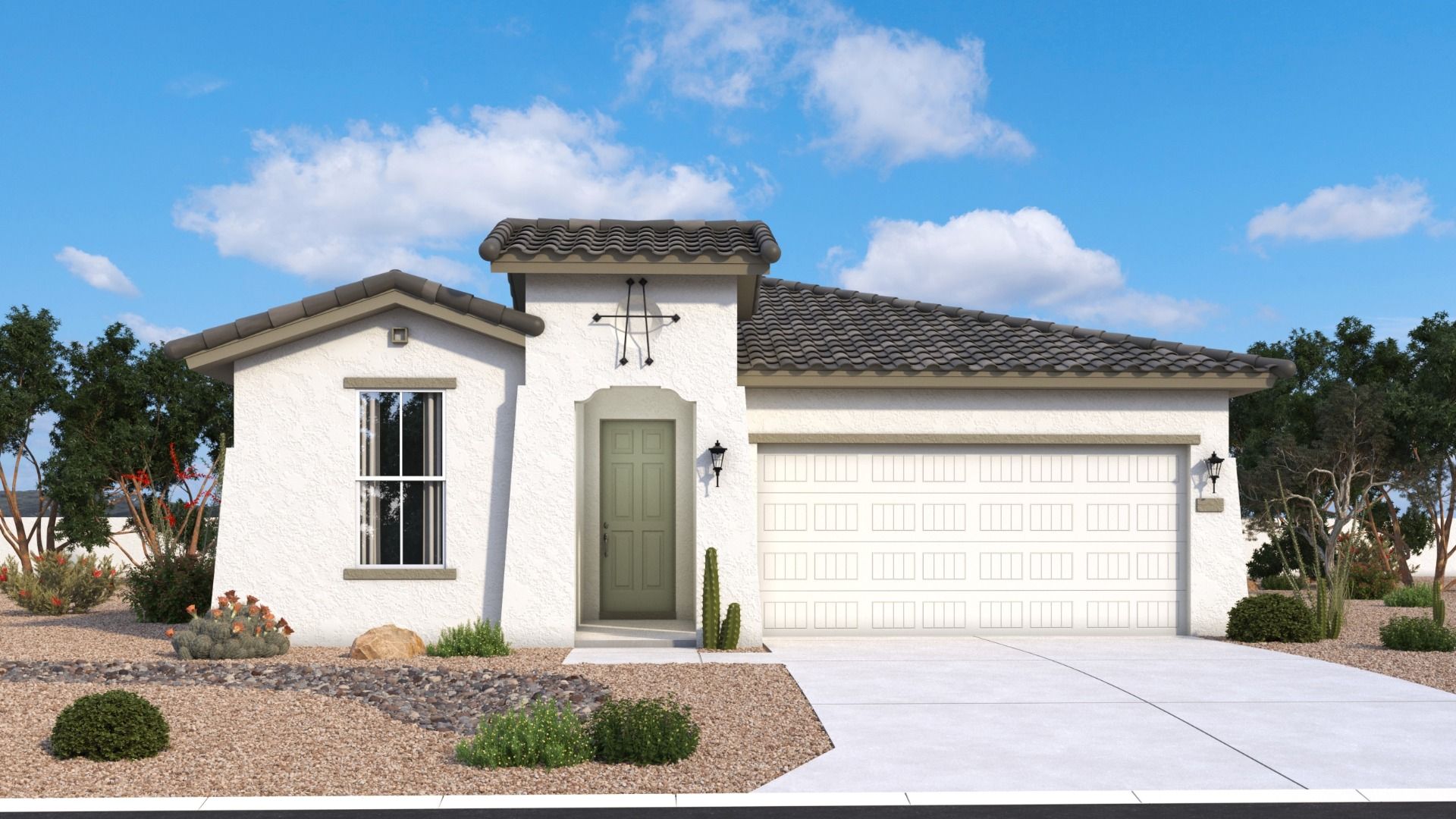 Clover Elevation A - Spanish Colonial