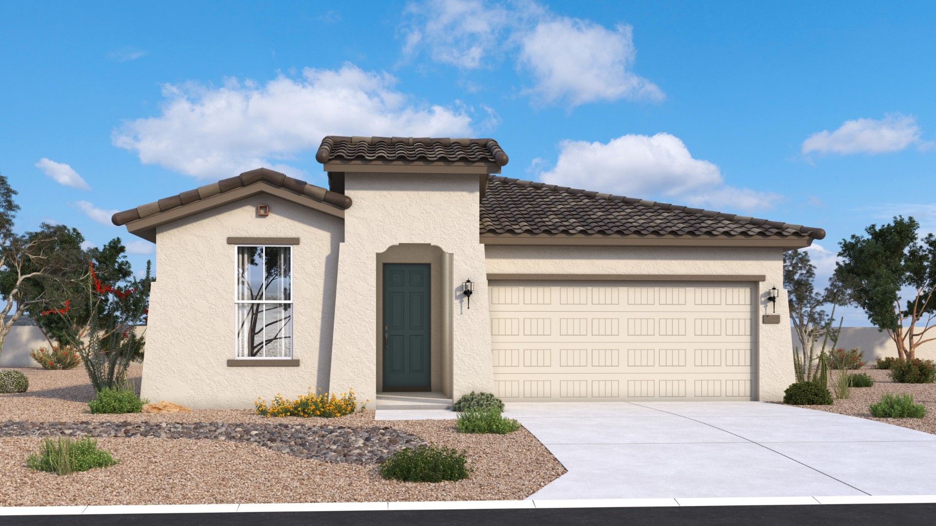 Clover Elevation 1:Clover Spanish Exterior