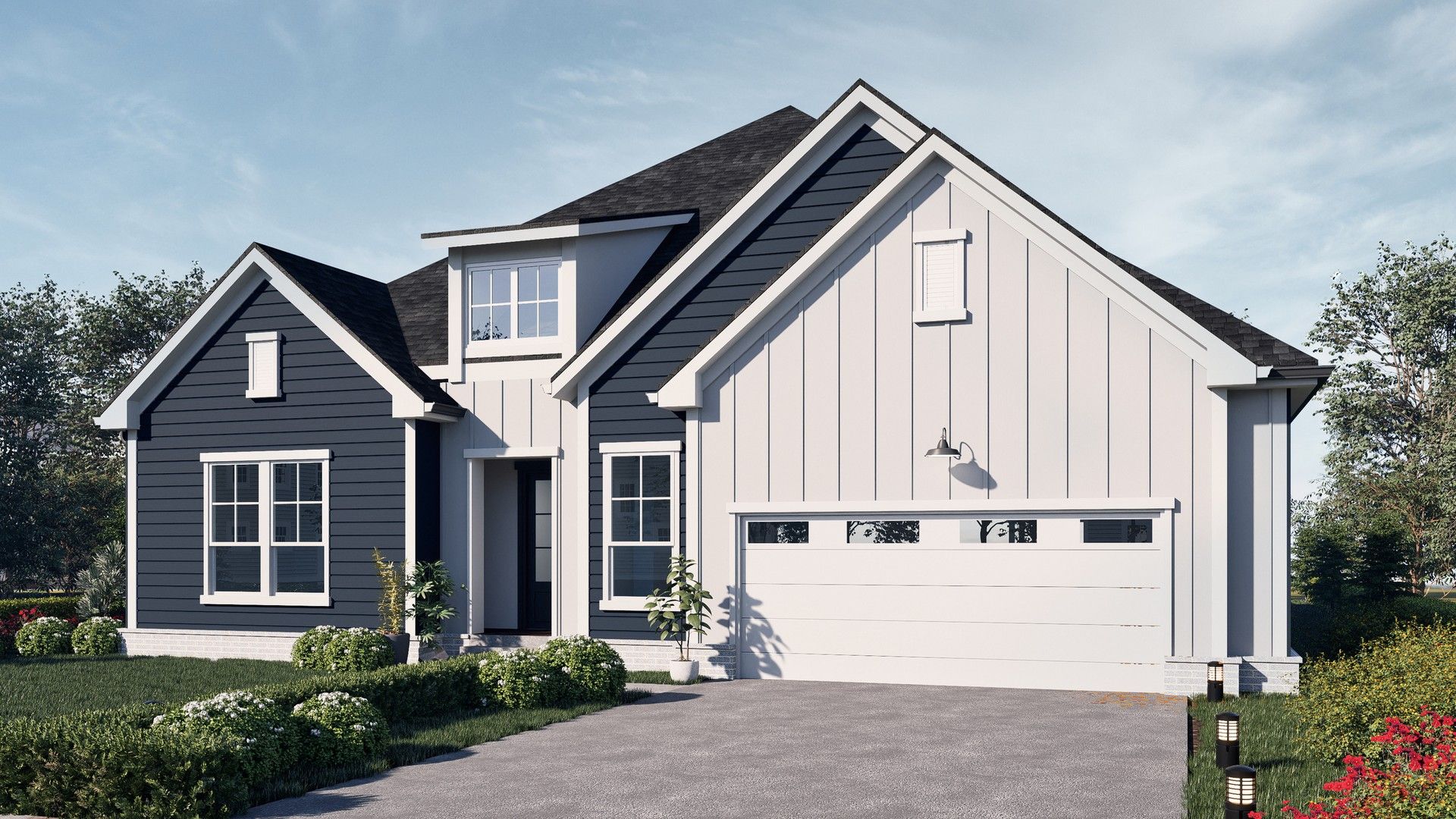 Contemporary Residential Home Design and Architecture:Elevation A