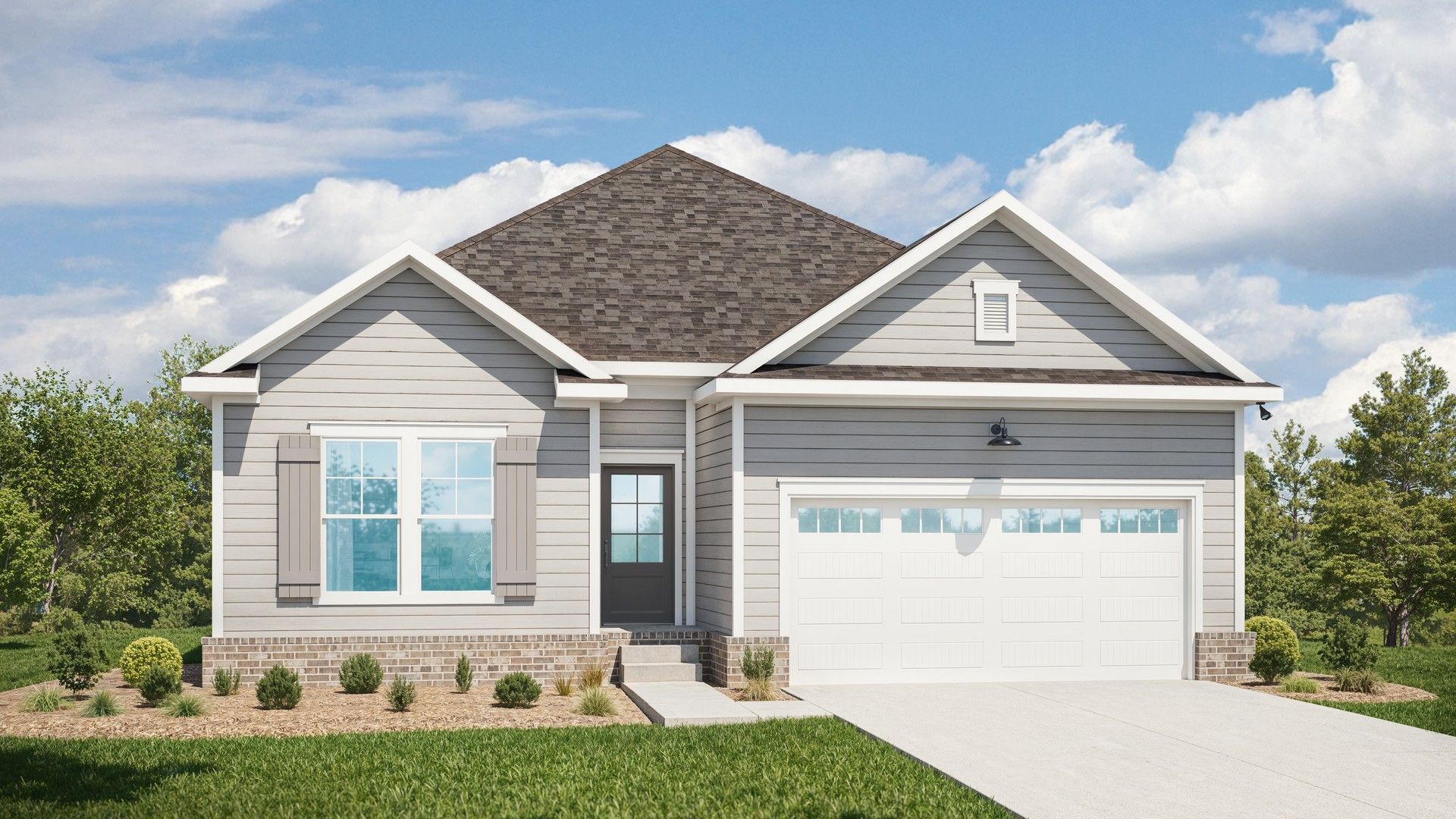 Modern Residential Single-Family Home Architecture Design:Elevation A