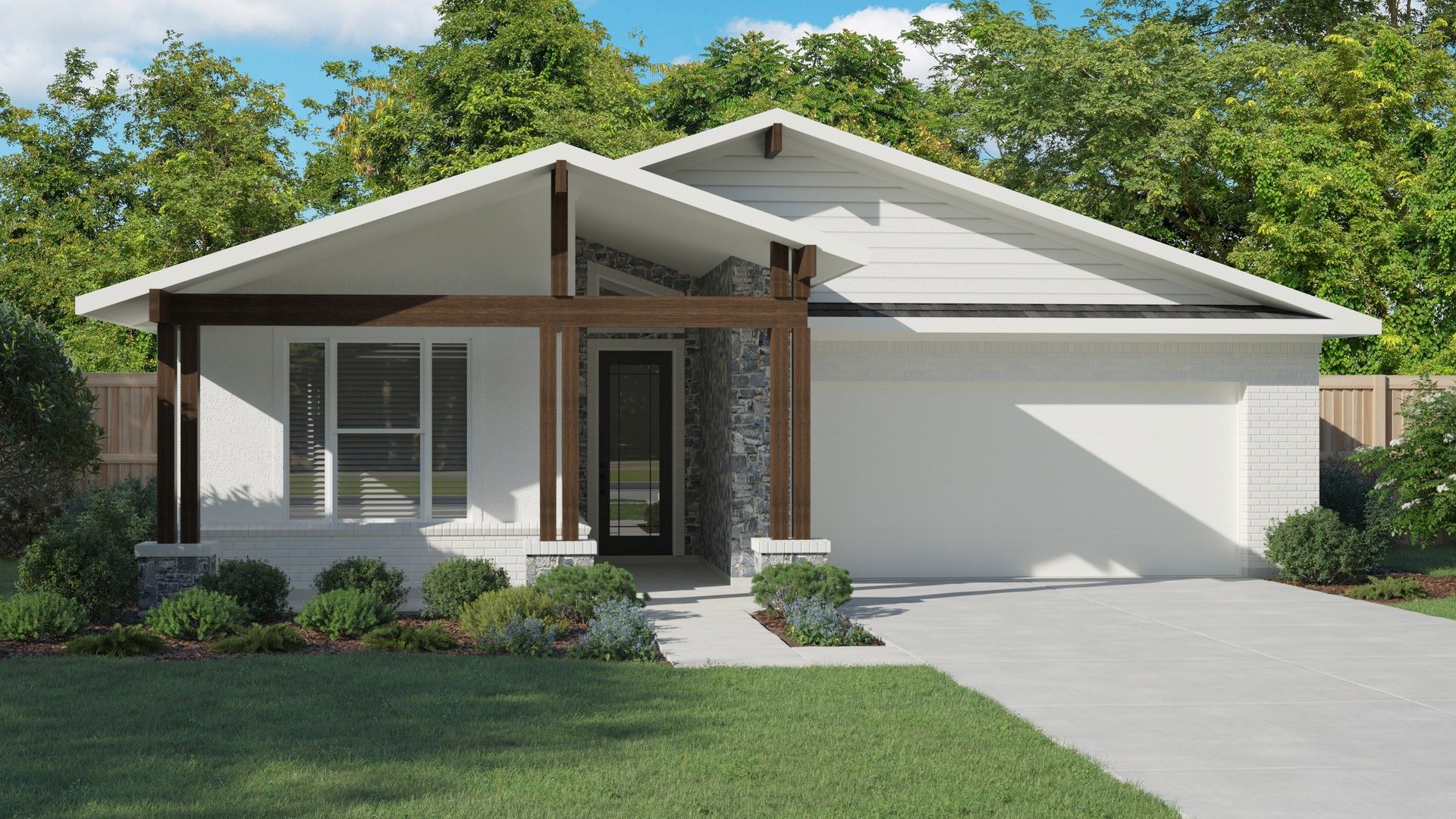 Modern Residential Home Design and Architecture:Elevation X