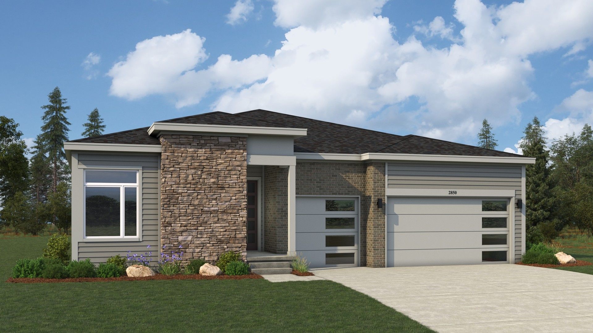 Modern Residential Architecture and Home Design:Elevation CT