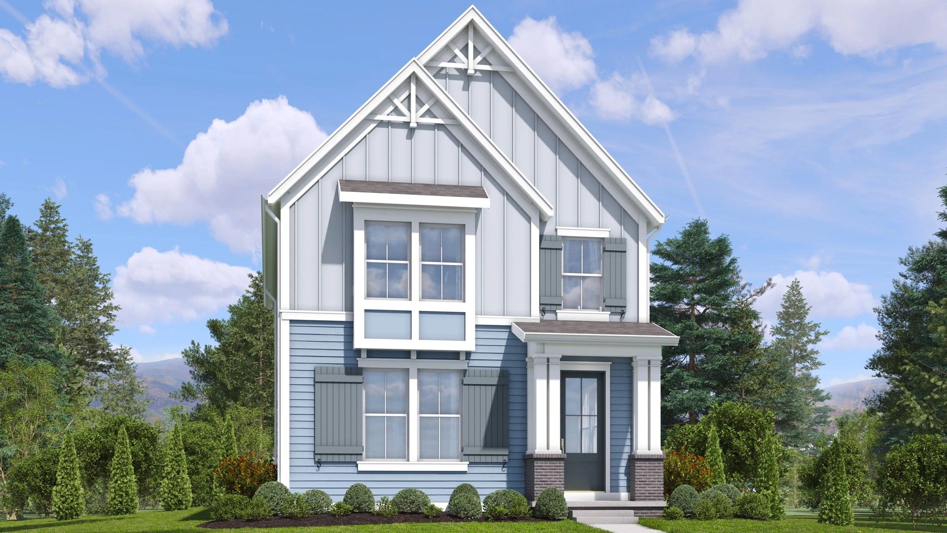 Modern Residential Home Design and Architecture:Elevation A