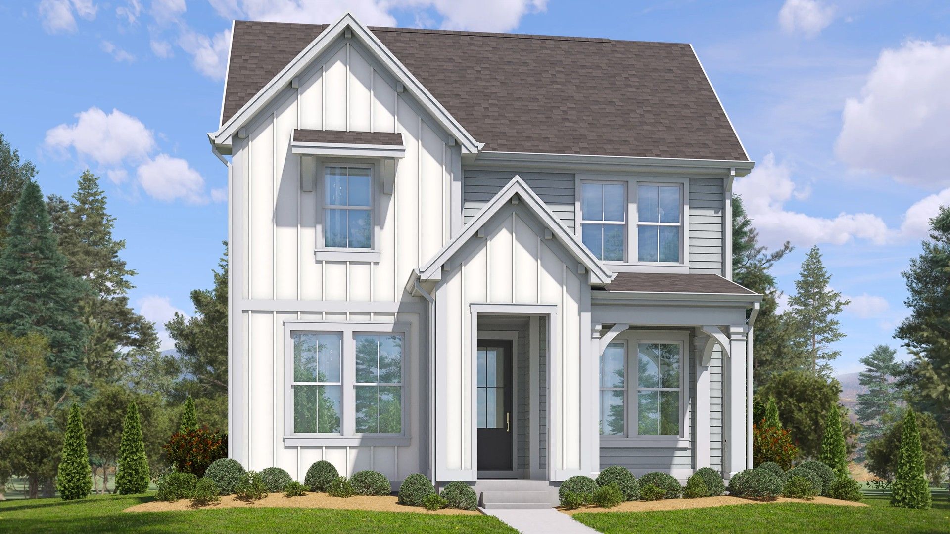 Modern Residential Architecture: Single-Family Home Design:Elevation A