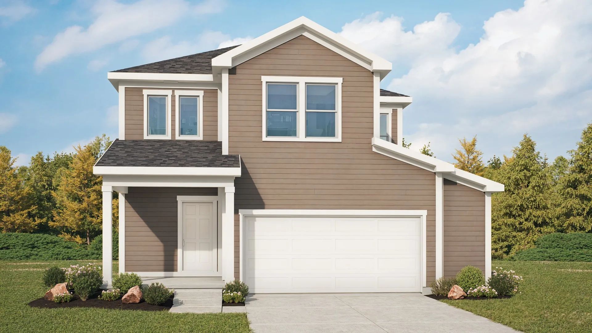 Sunflower - Elevation A:Elevation A