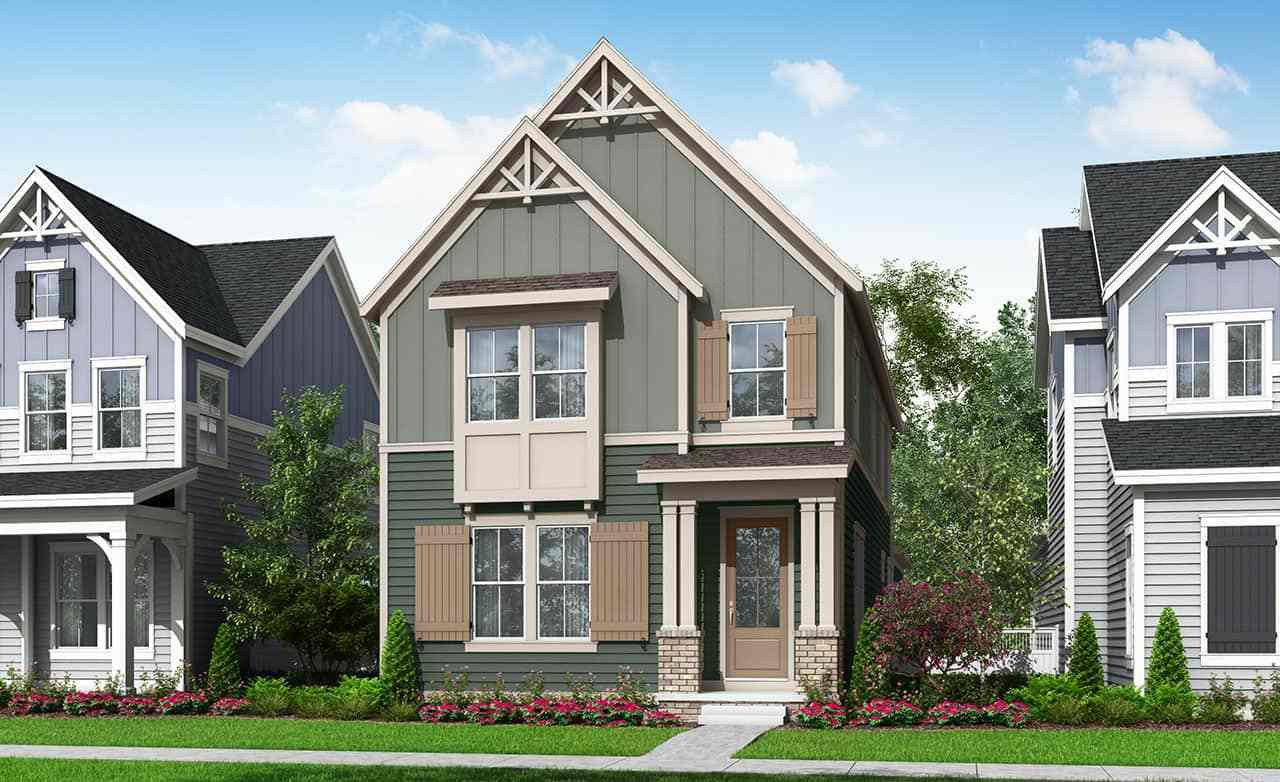 Modern Residential Architecture: Single-Family Home Design Highlights:Elevation A