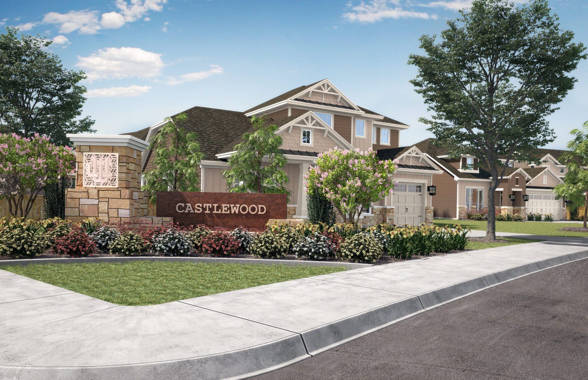 Castelwood Entry Monument