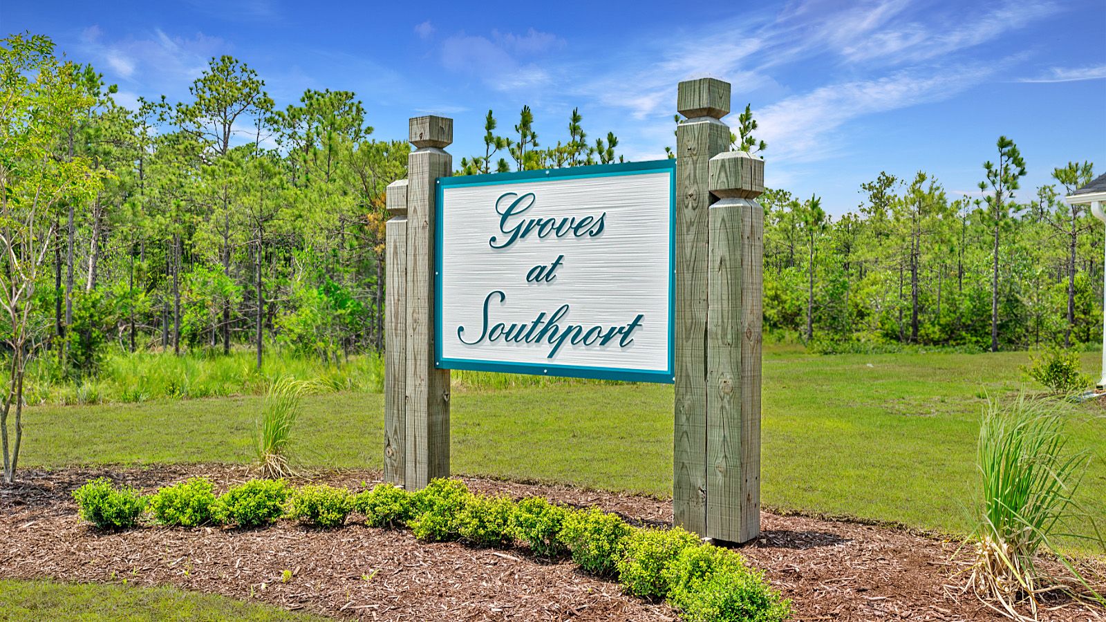Groves at Southport Sign