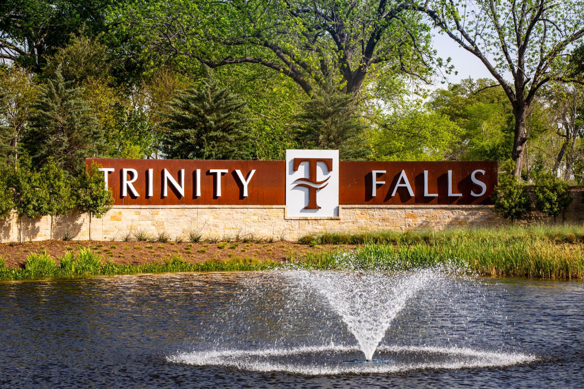 The Trinity Falls Entrance Monument