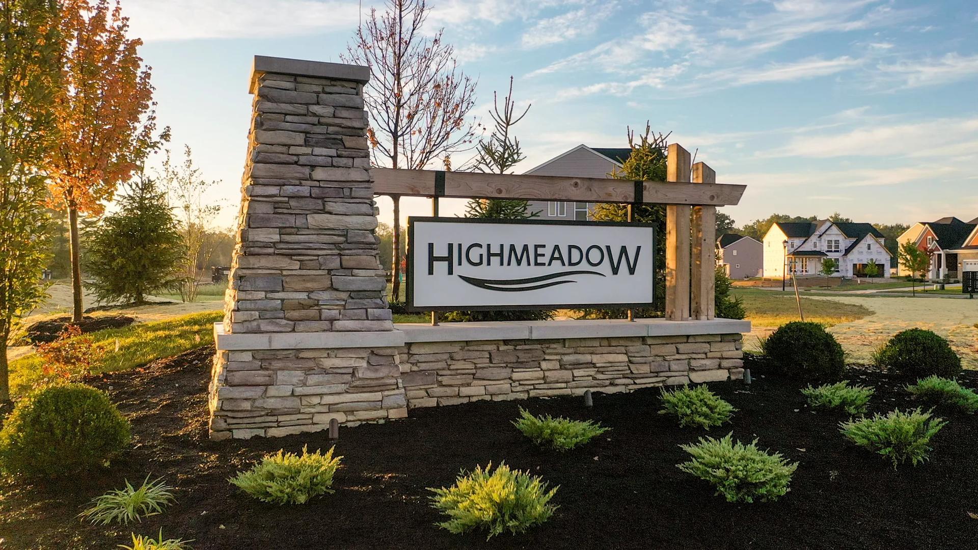 Highmeadow Community Entrance