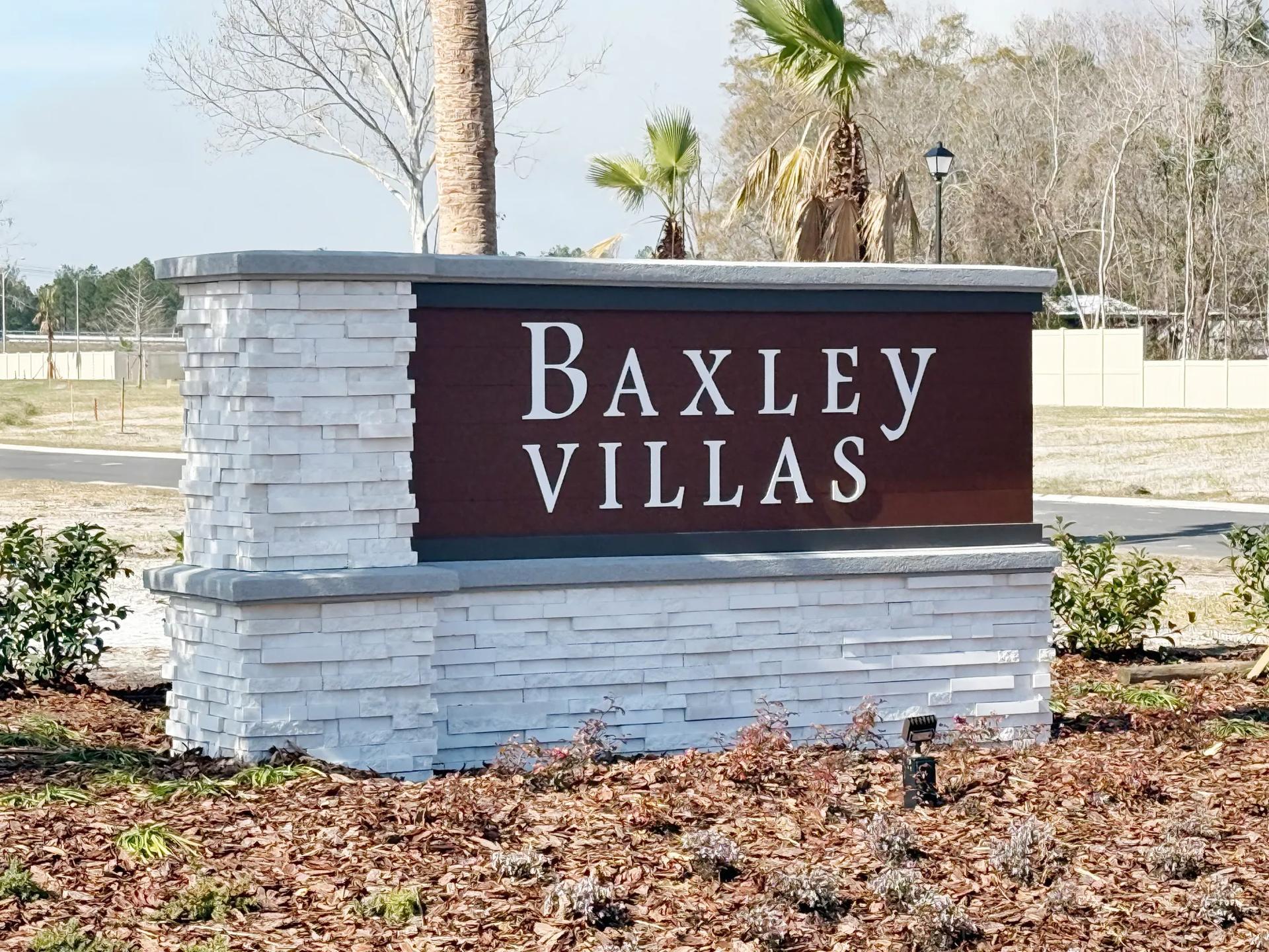 Baxley Villas Community Sign
