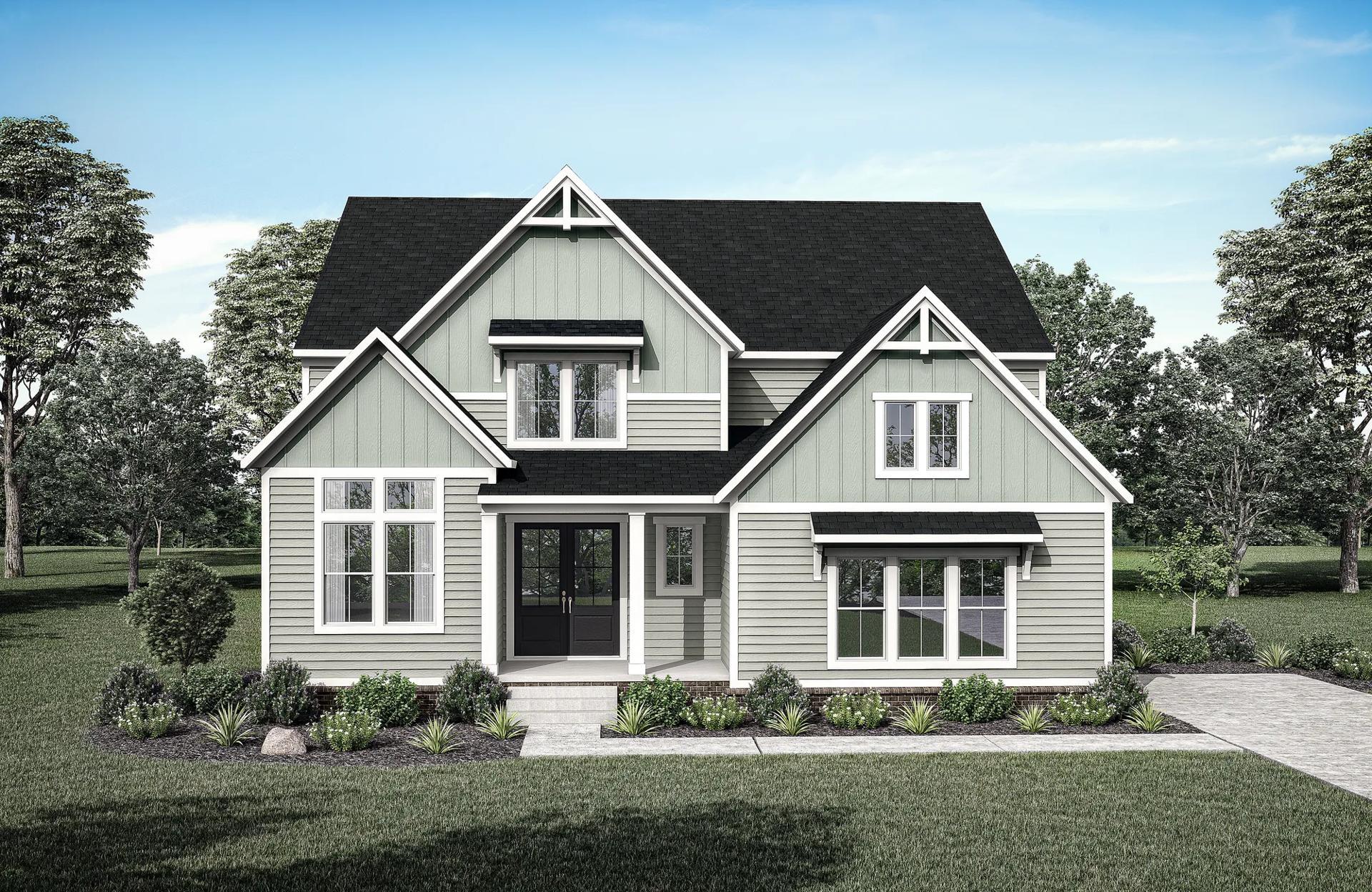 Monroe D front side garage