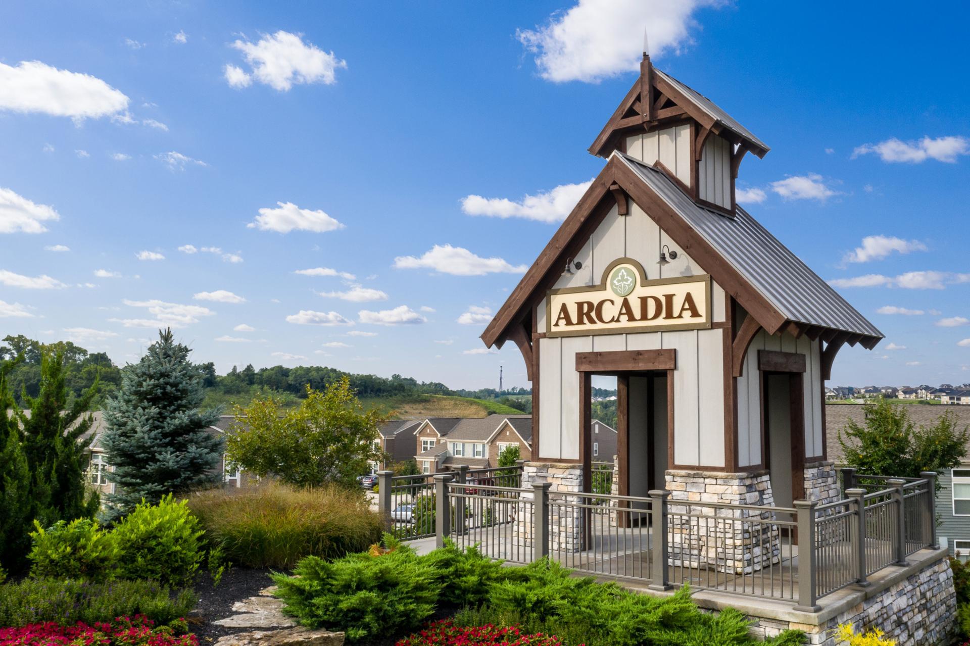 The Arcadia entrance