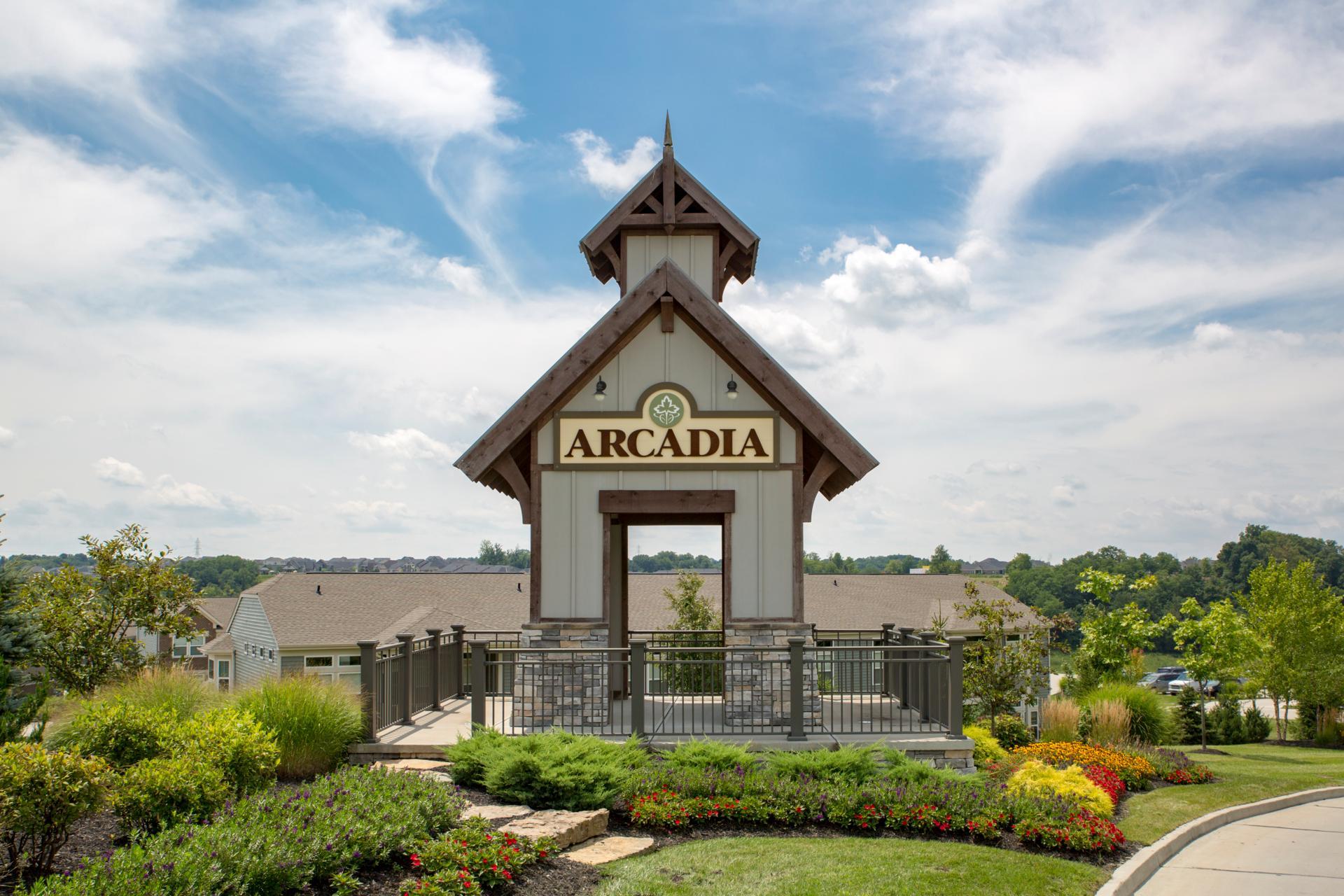 The Arcadia Community Entrance