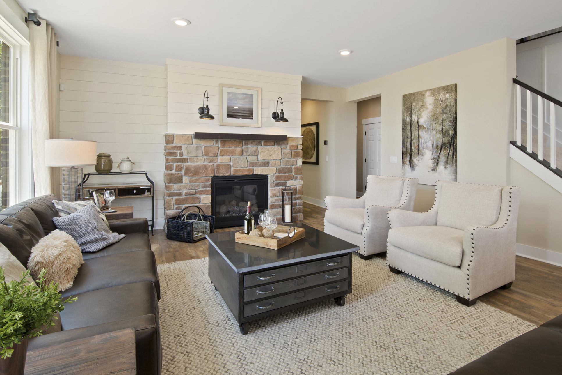 Vanderburgh  family room