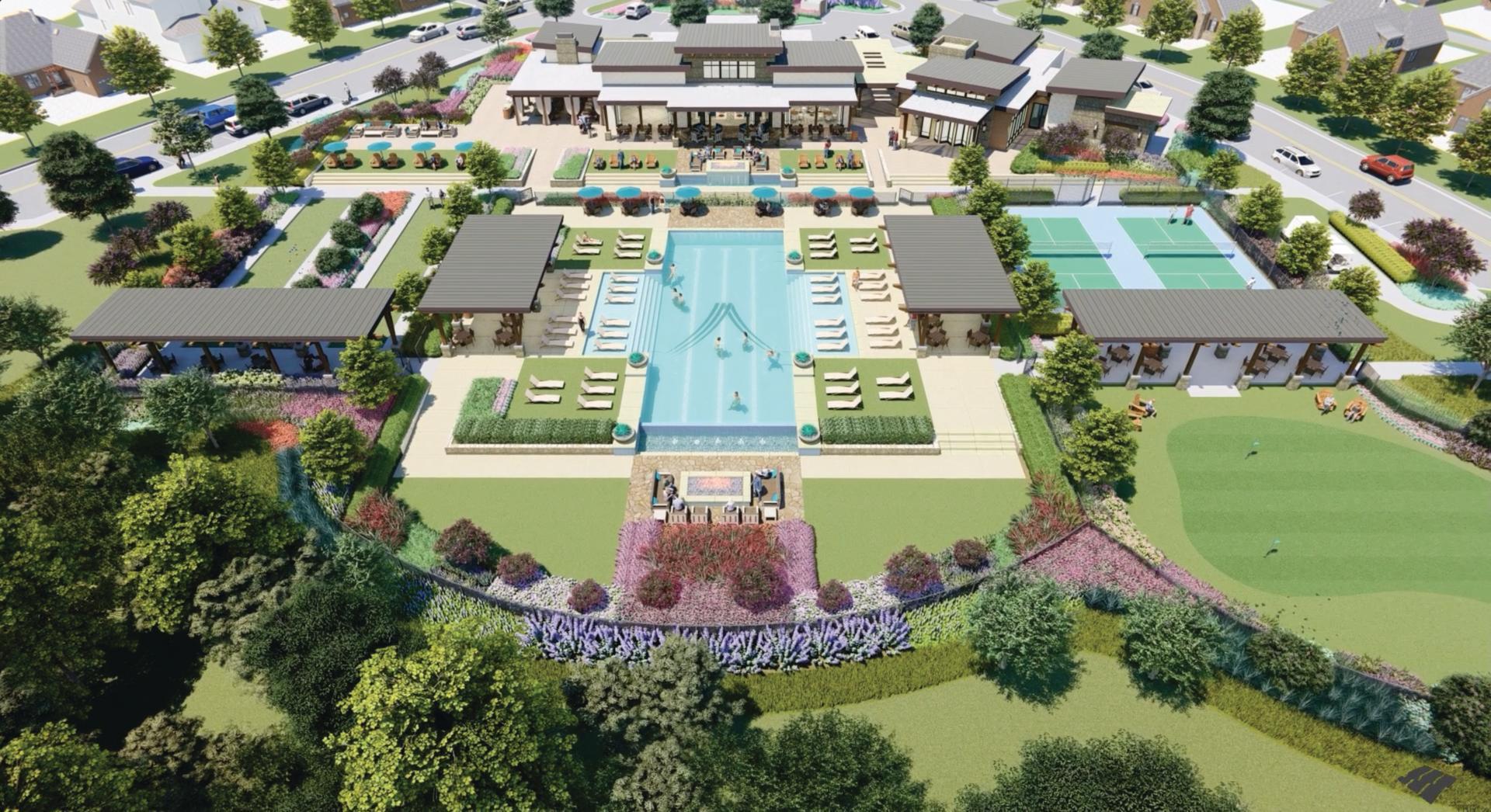 The Viridian Elements Amenity Center and Pool