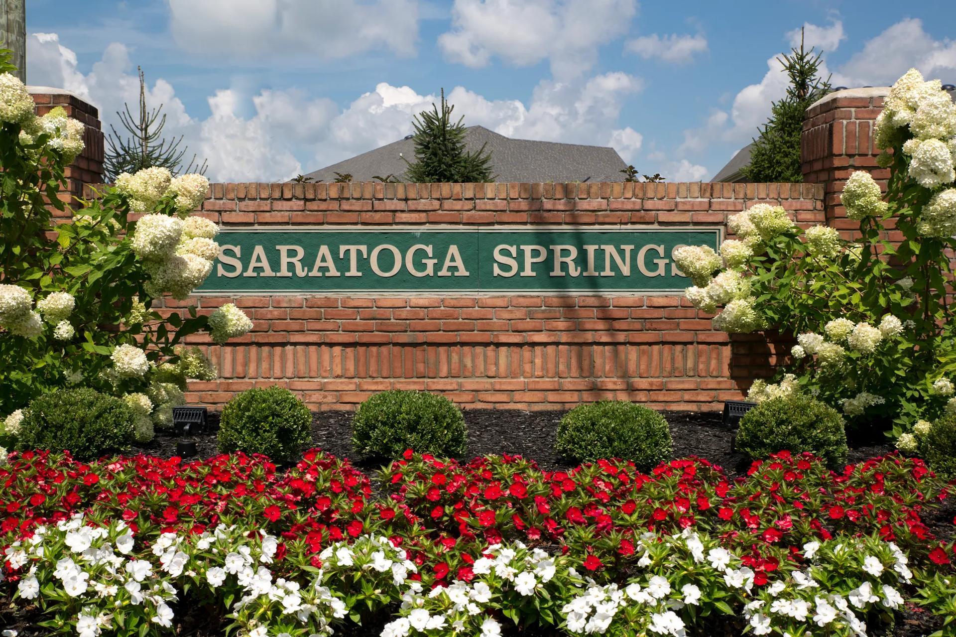 The Saratoga Springs Community Entrance