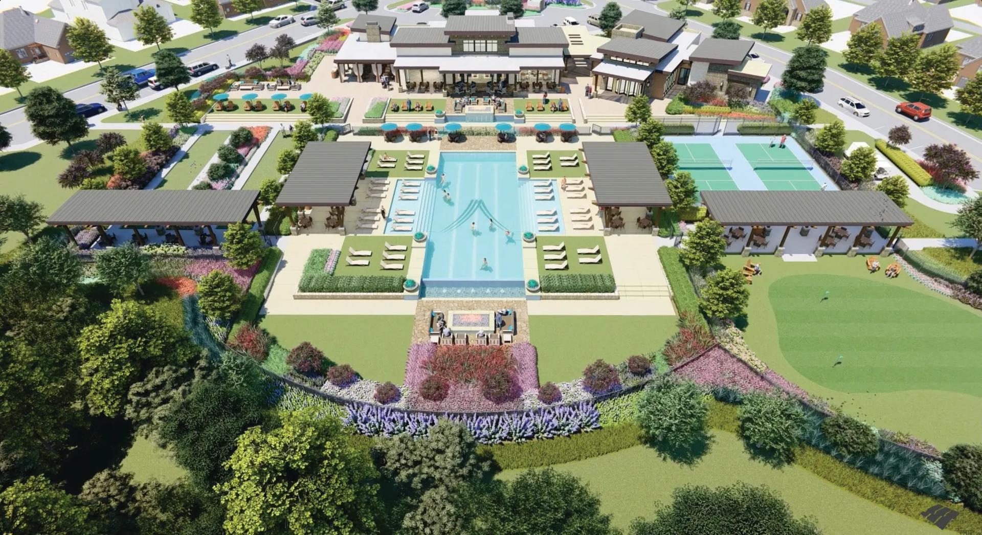 The Viridian Elements Amenity Center and Pool