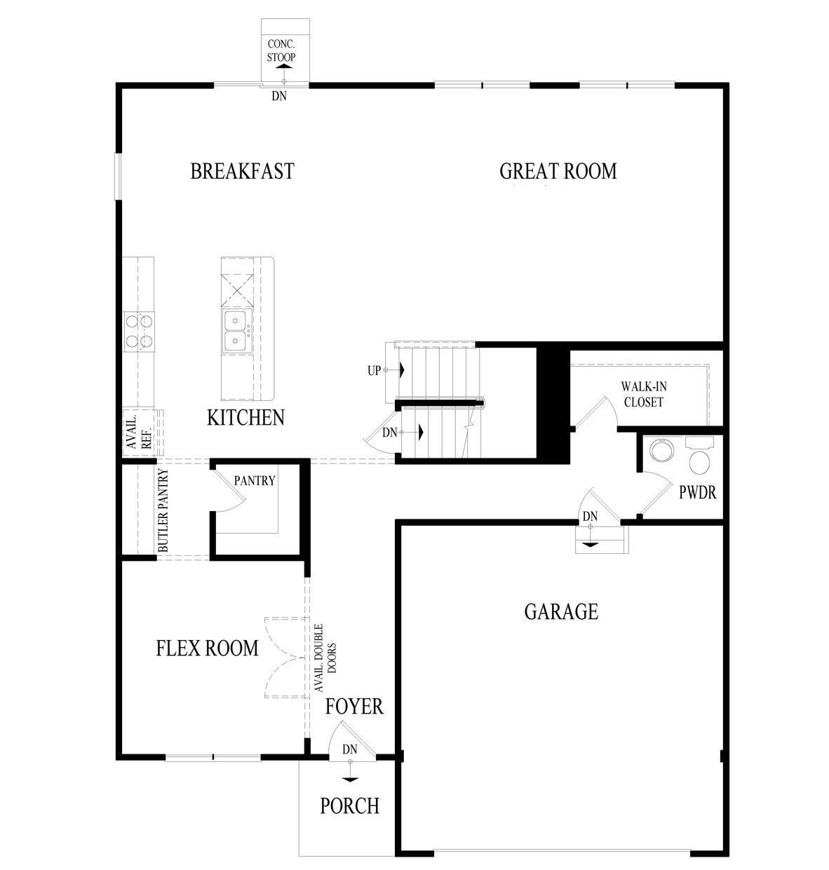 Elevation 21:Plan Elevation.