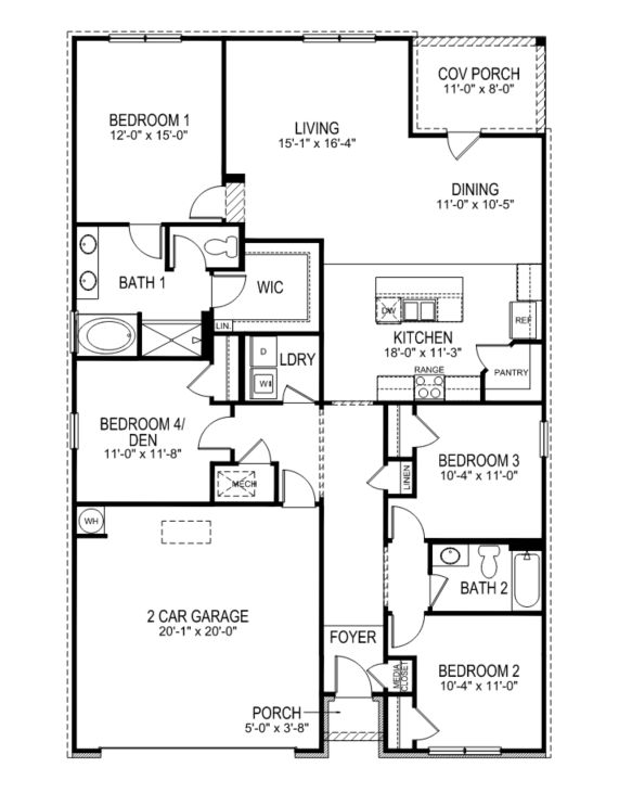 Plano de Planta:Floor Plan.