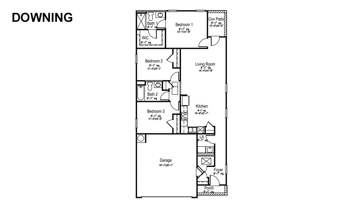 Plano de Planta:Floor Plan.