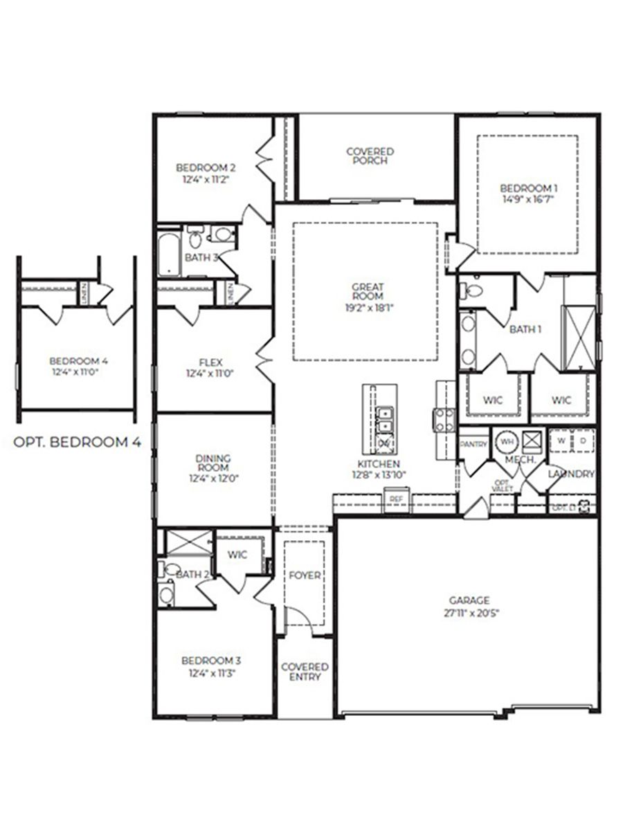 Plano de Planta:Floor Plan.