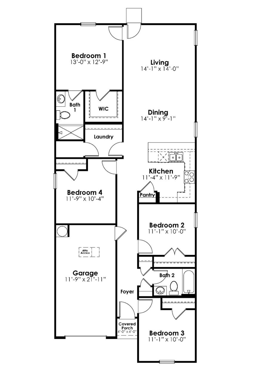 Plano de Planta:Floor Plan.
