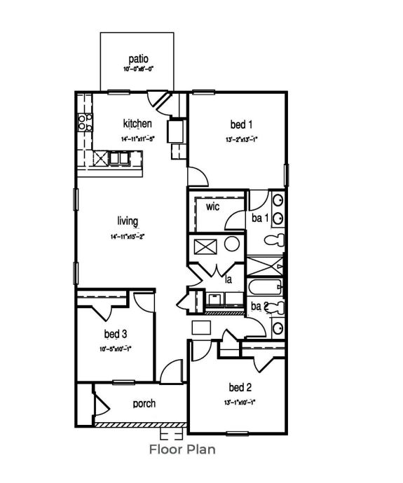 Plano de Planta:Floor Plan.