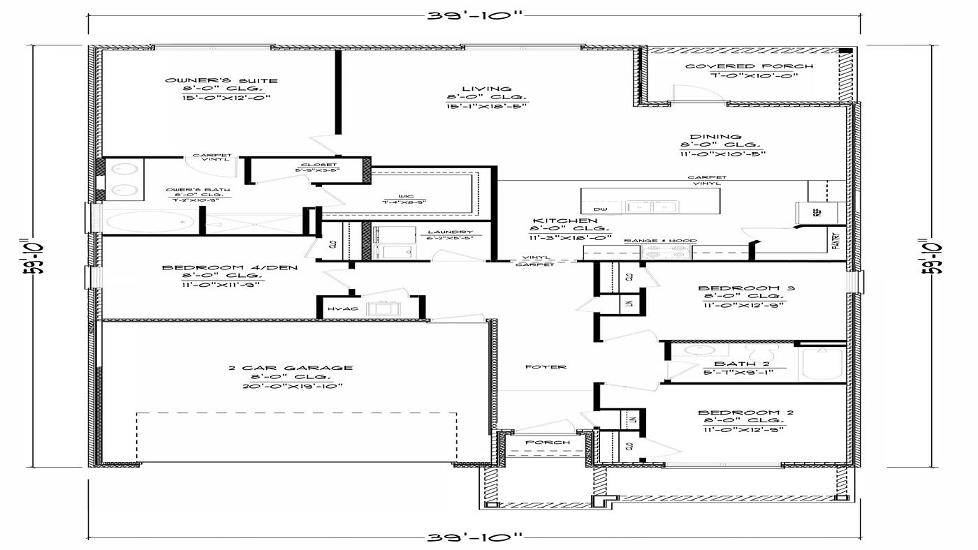 Elevation 3:Plan Elevation.