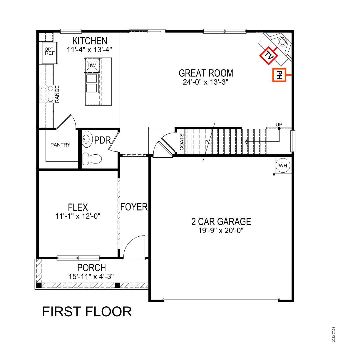 Plano de Planta:Floor Plan.