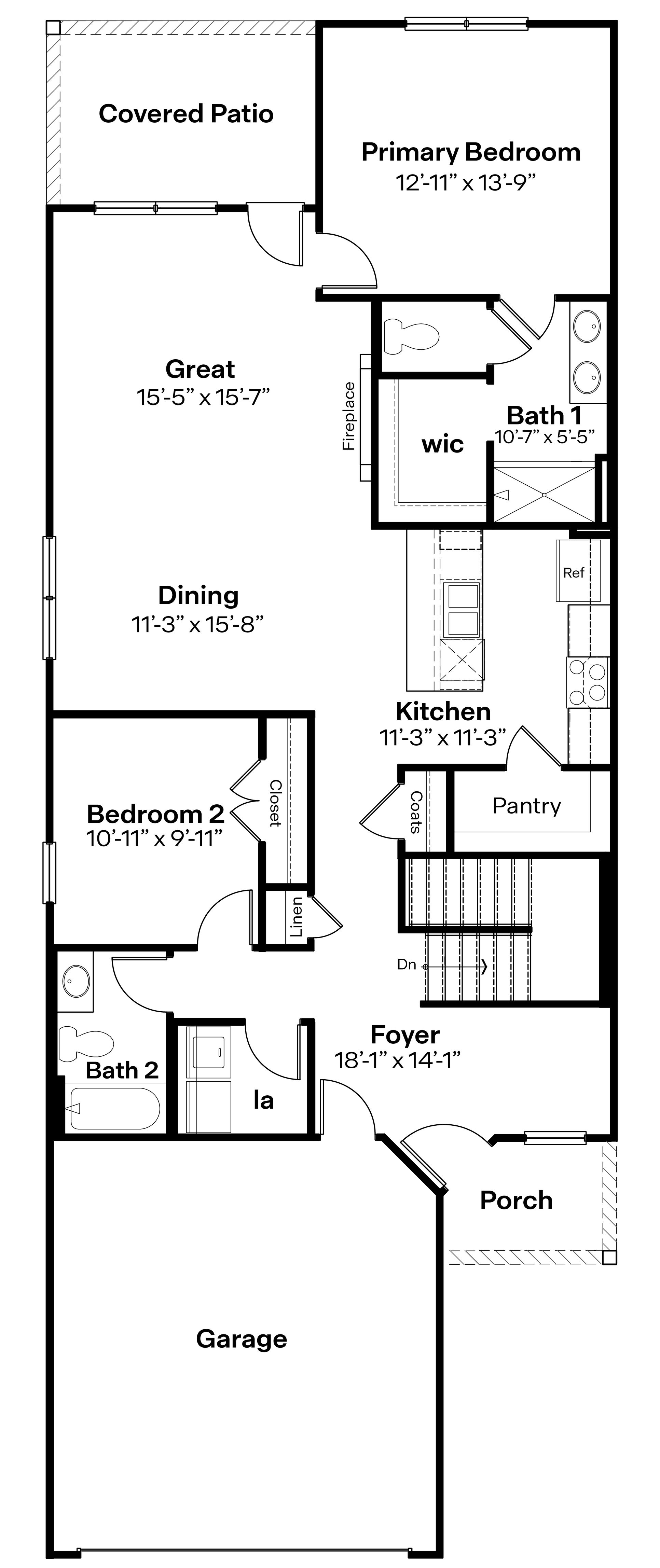 Plano de Planta:Floor Plan.