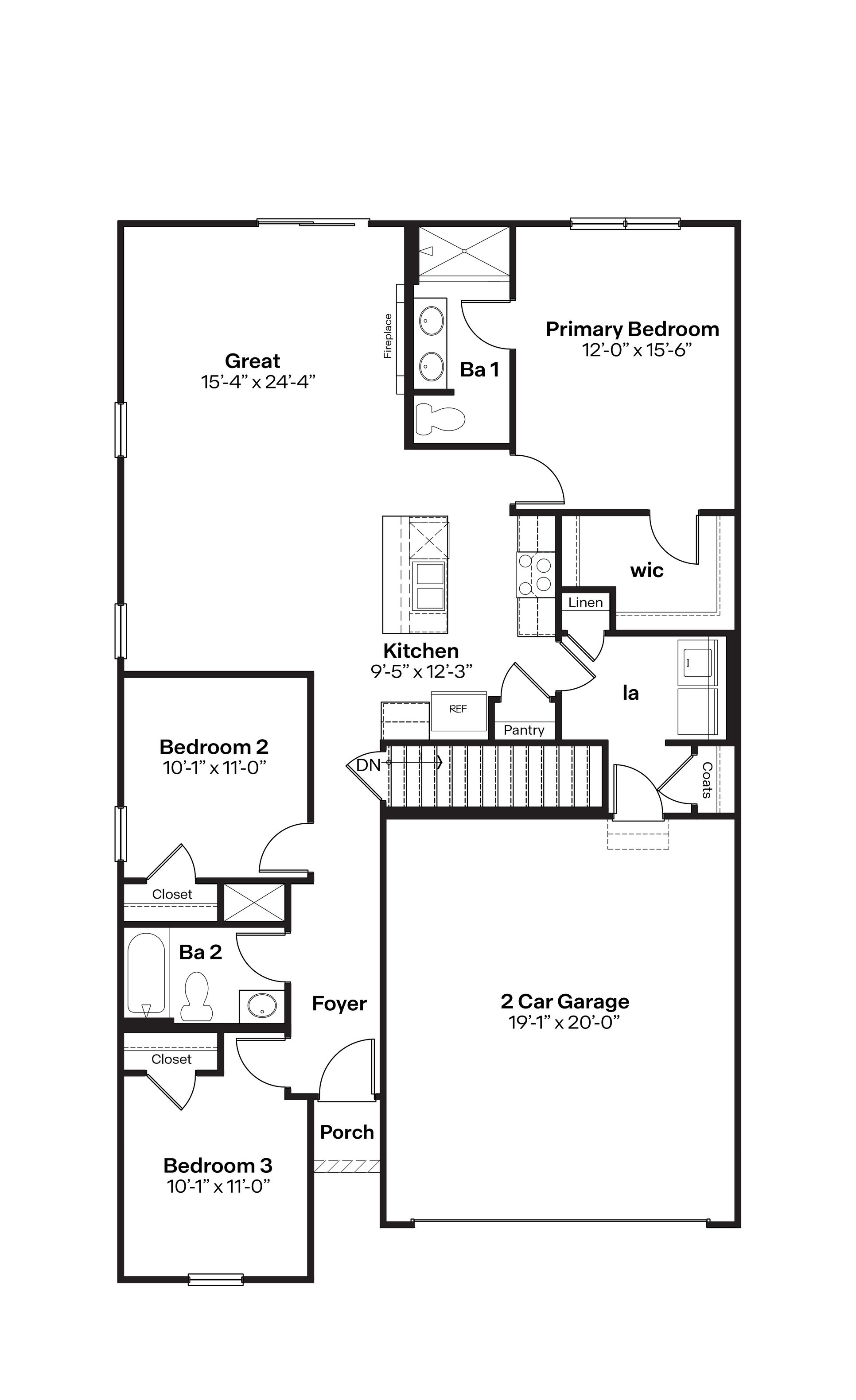 Plano de Planta:Floor Plan.