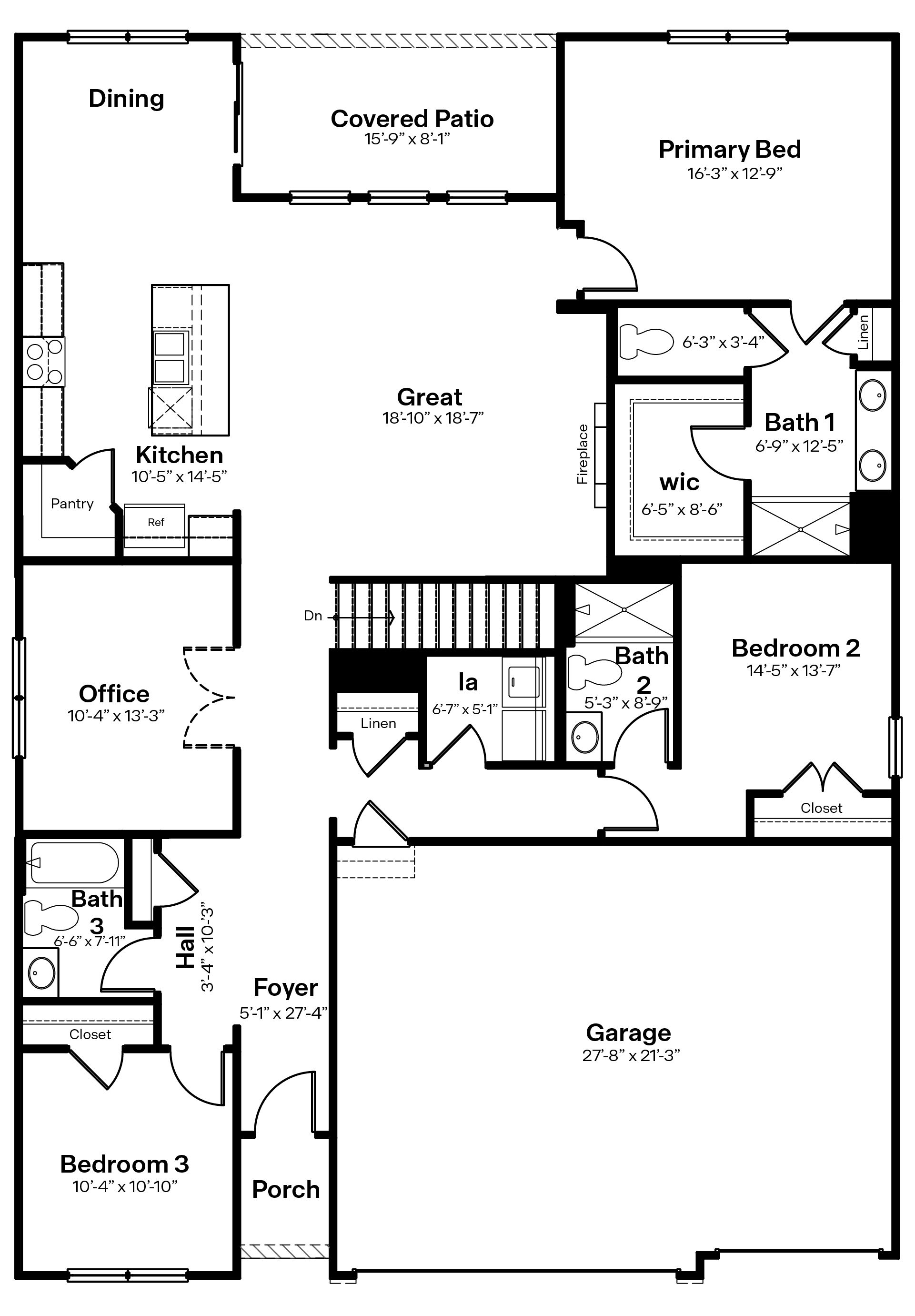 Plano de Planta:Floor Plan.