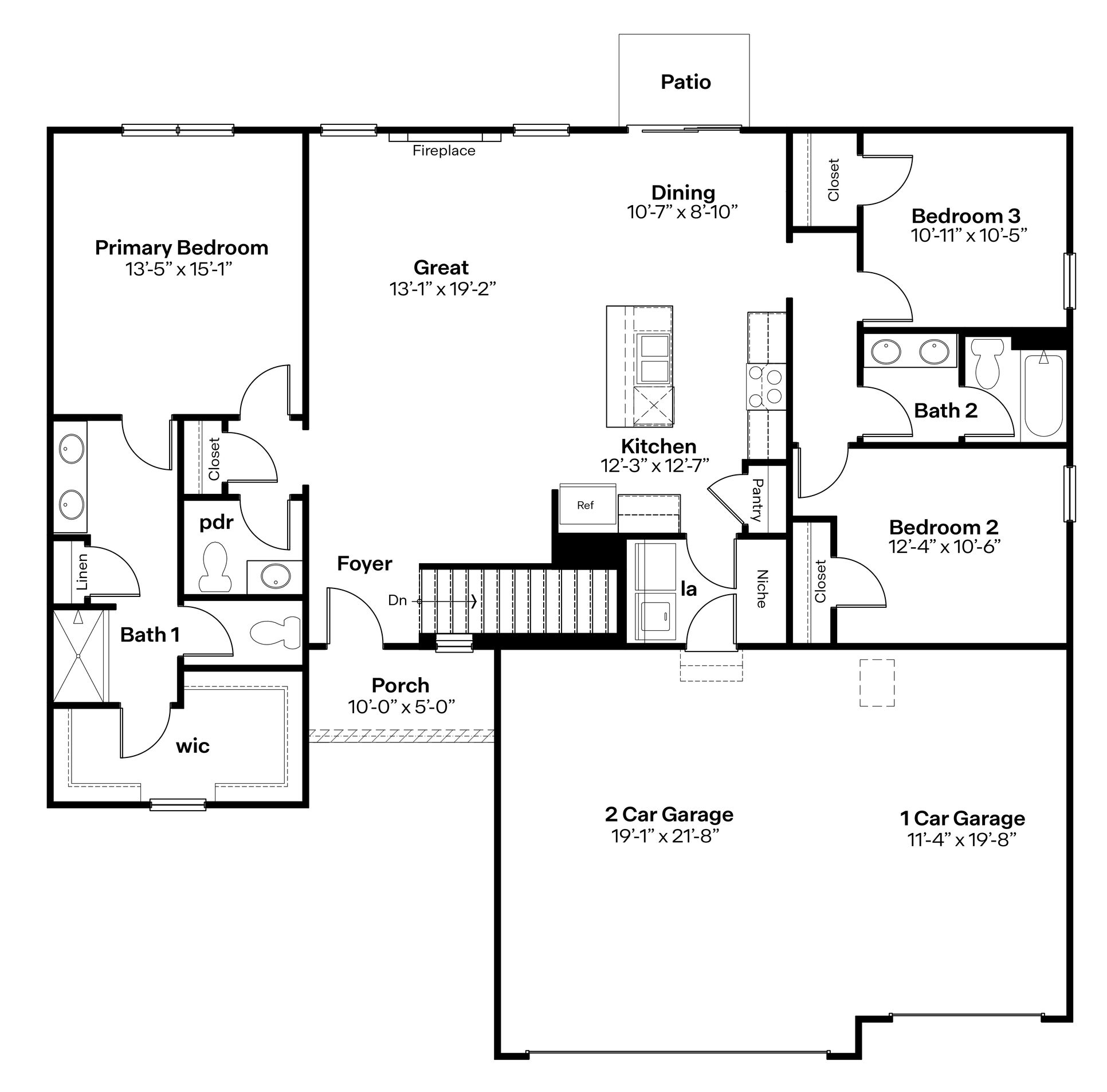 Plano de Planta:Floor Plan.