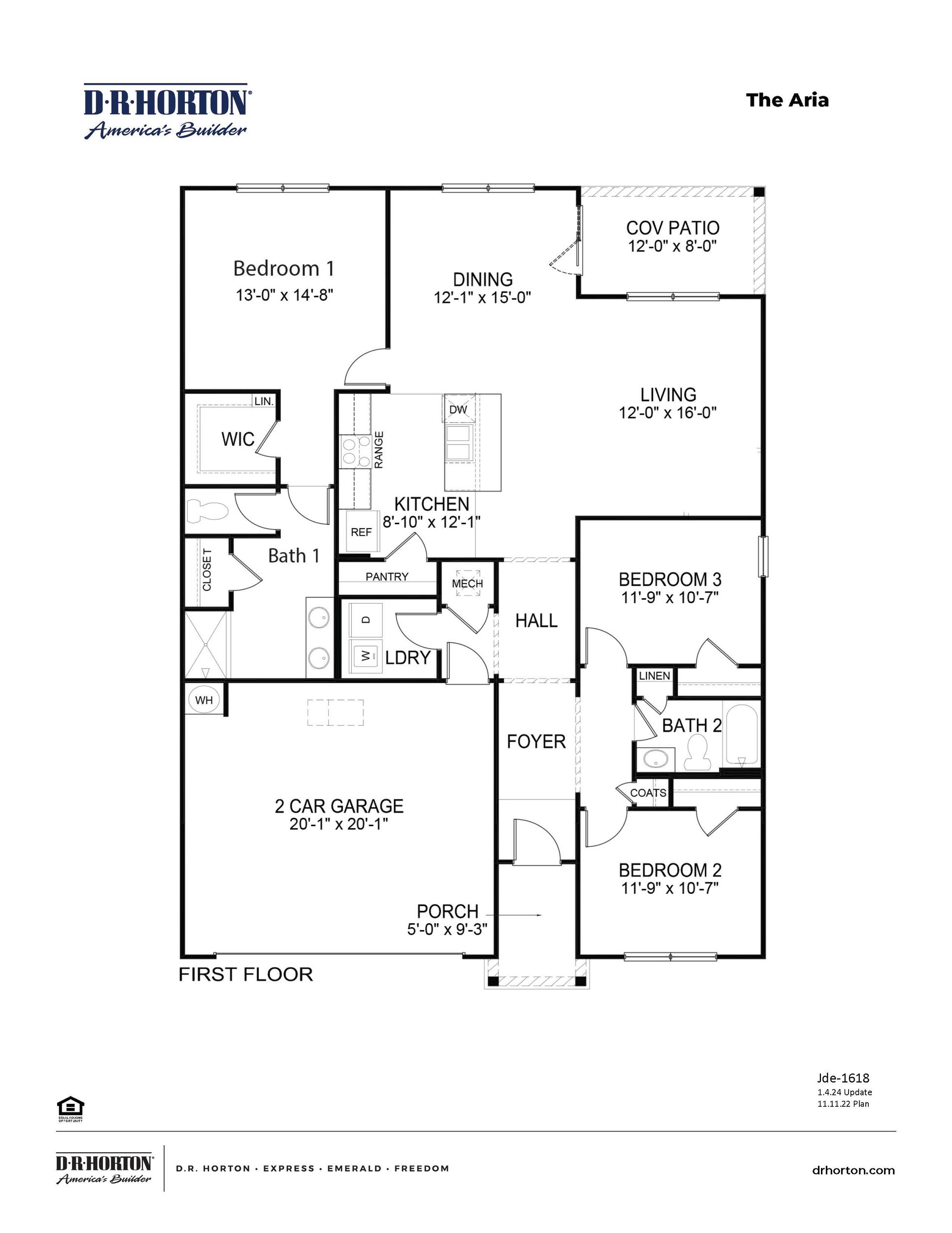 Plano de Planta:Floor Plan.
