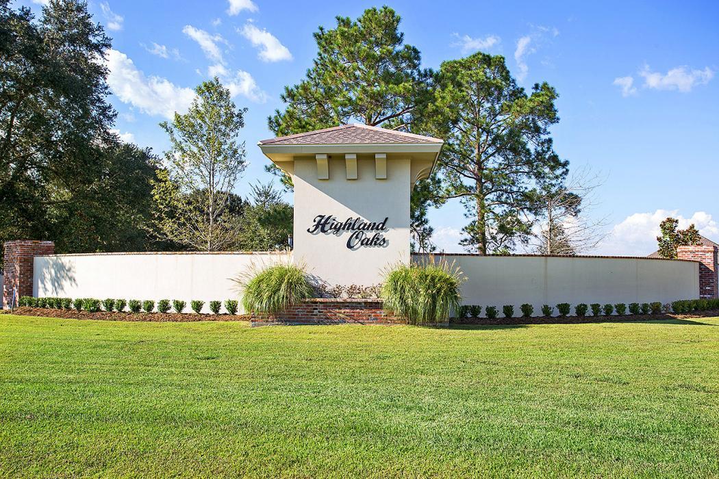 Front Entrance- Community Sign - DSLD Homes - Highland Oaks- Gray- Louisiana- Thibodaux area