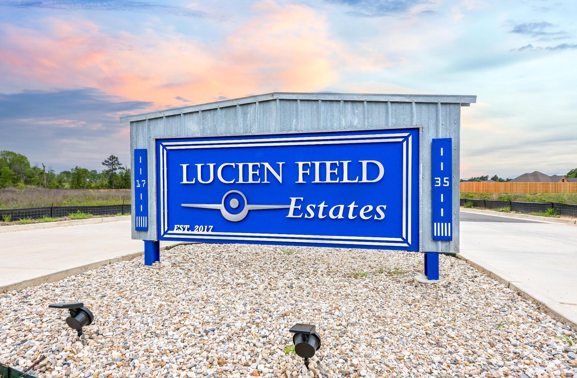 Front Entrance Sign - Lucien  Estates - DSLD Homes Shreveport