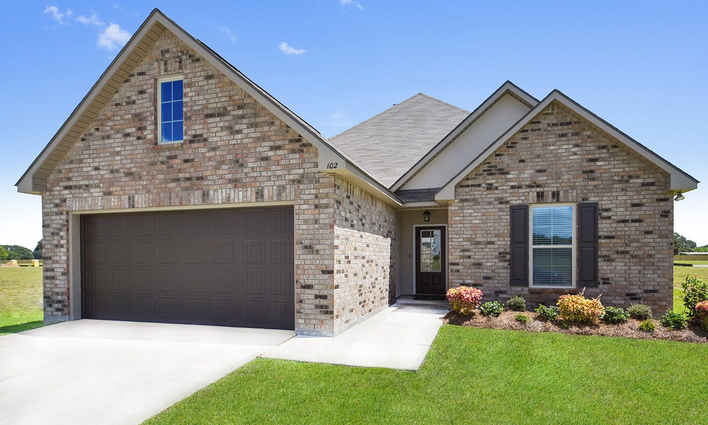 Front of Model Home - DSLD Homes - St. David's Cove in Youngsville