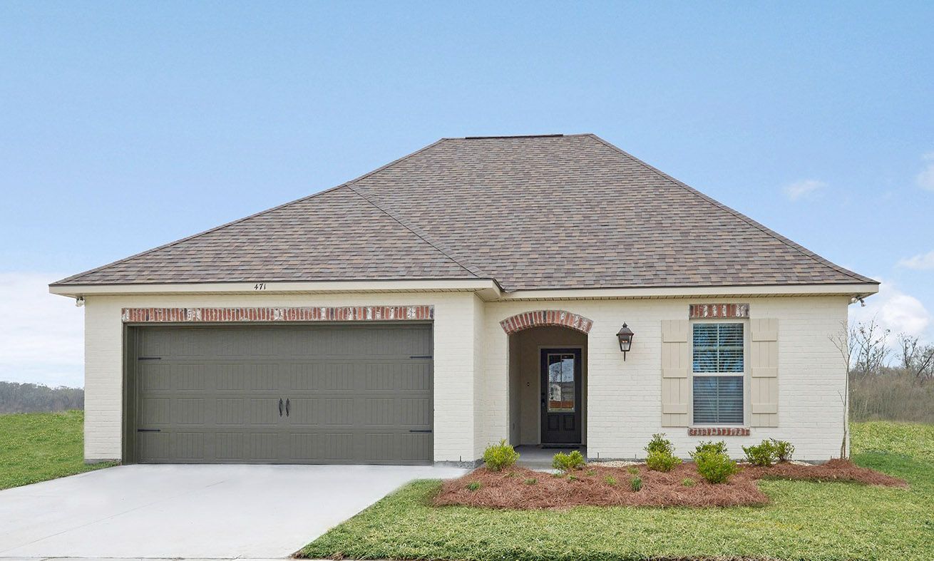 Front of Model Home - DSLD Homes- Lake Villas in Baton Rouge